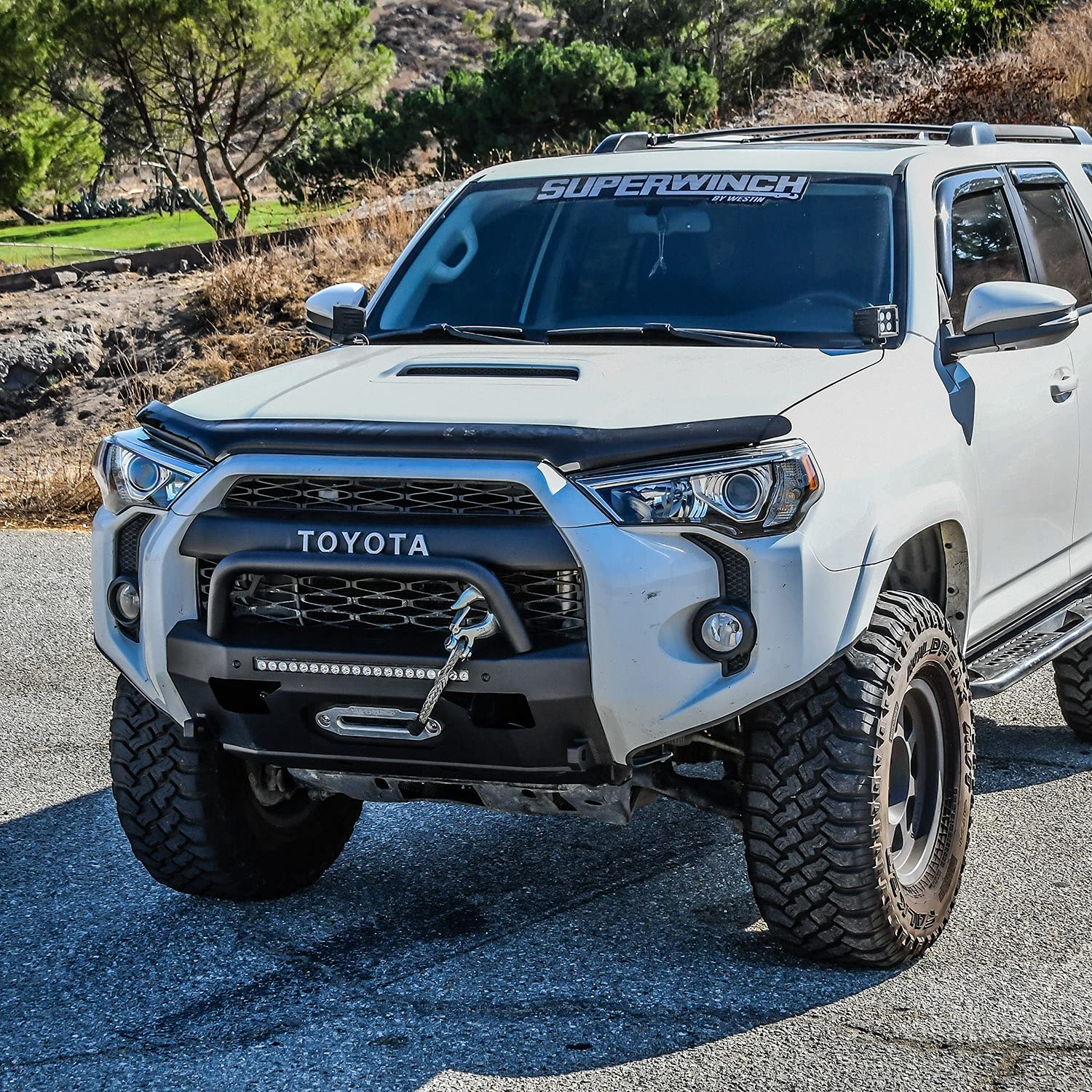 Pro-Series Westin 58-411155RB Front Bull Bar fits 2014-2024 4Runner (Excl. Limited and Nightshade) Textured Black