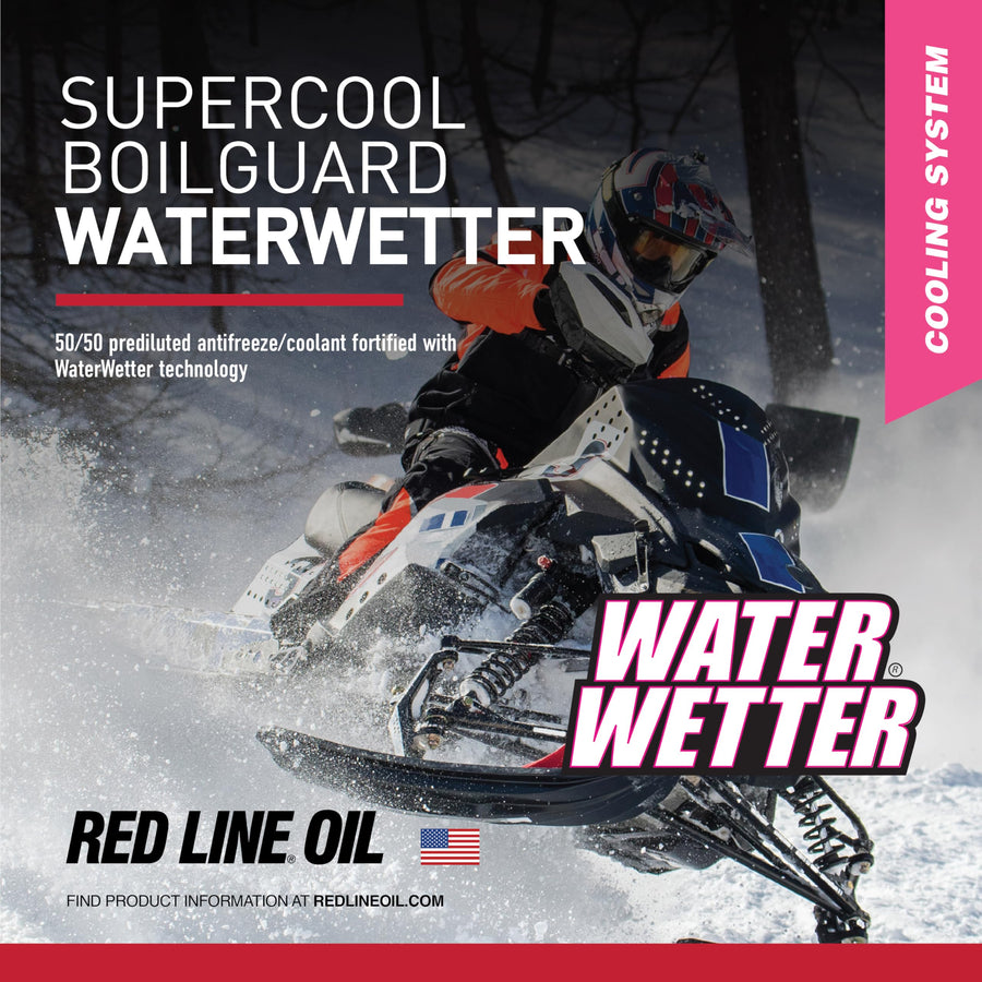 Red Line SuperCool 81245 Antifreeze/Coolant Boilguard Fortified with WaterWetter - 1/2 Gallon