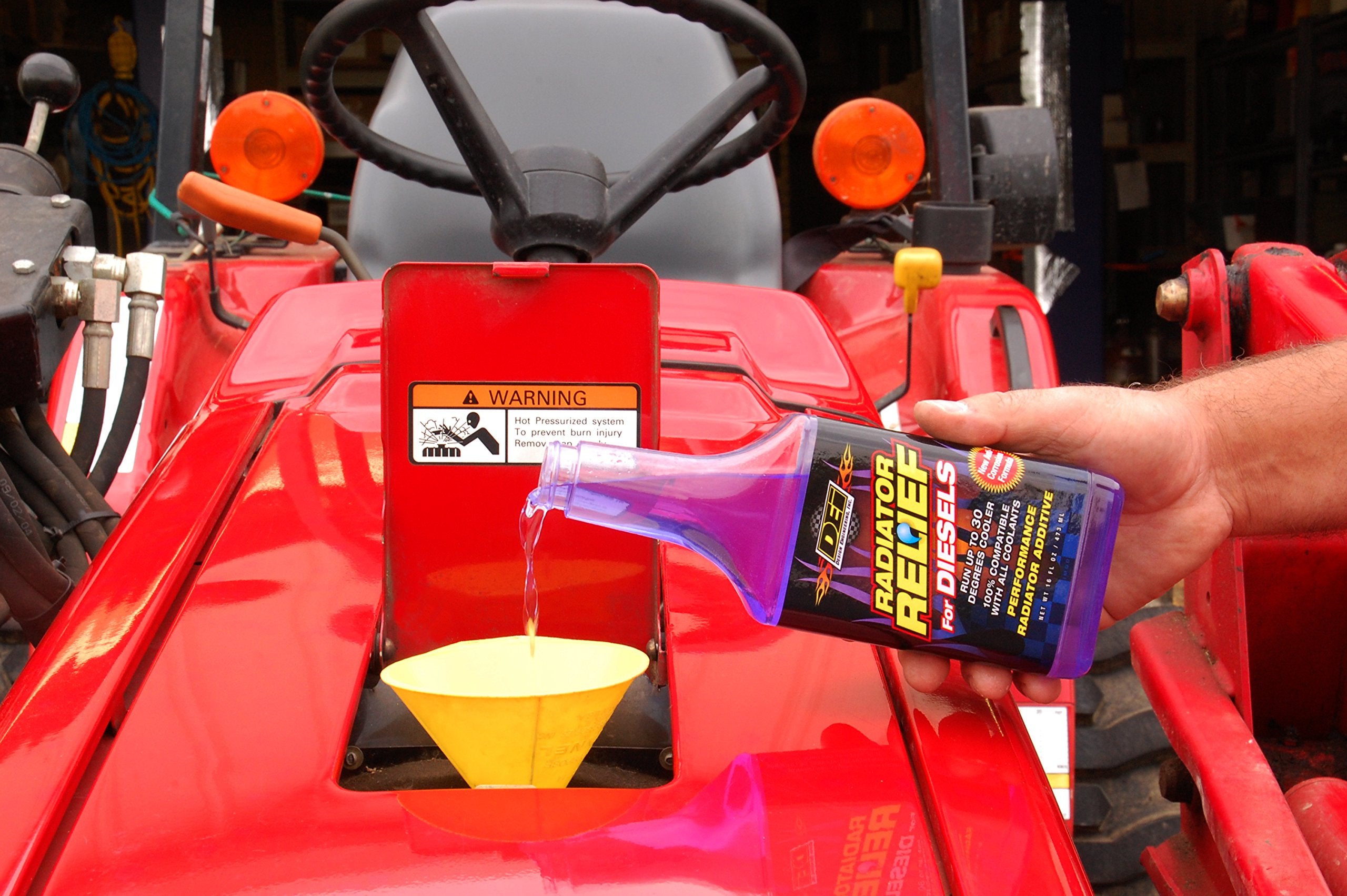 Radiator Relief Design Engineering Coolant Additive Diesel Engine Coolant for Cars, Trucks, RVs, Motorcycles & More Reduces Engine Temps Up to 30°F 16 oz.