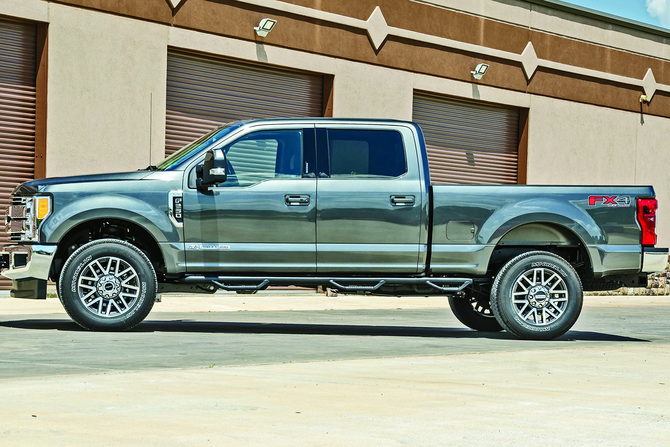 N-FAB Nerf Steps T0798CC-6-TX | Bed Access | Textured Black Finish | fits 07-17 Toyota Tundra CrewMax, 5.6' Short Bed