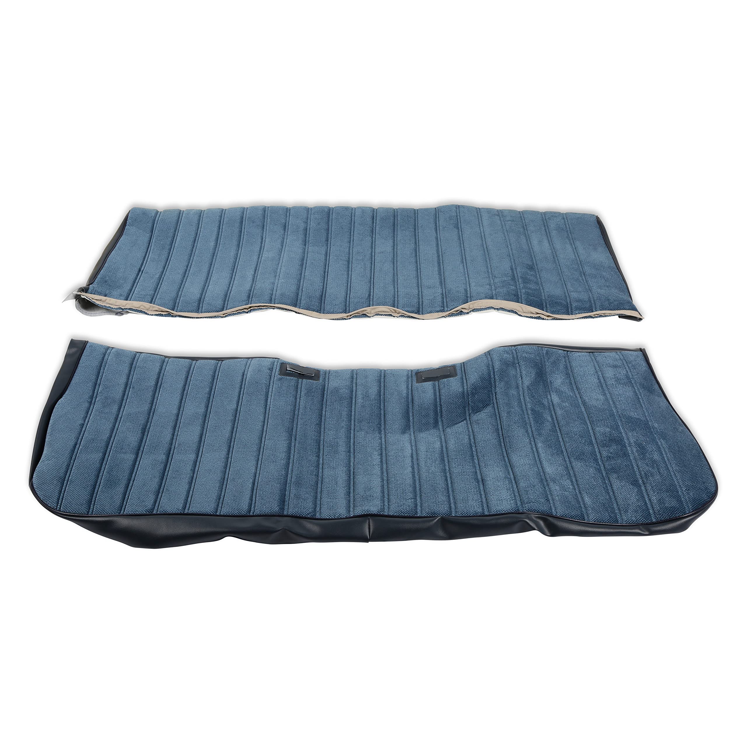 05-297 Brothers Trucks Seat Upholstery Full Pleat Cloth/Vinyl - Navy
