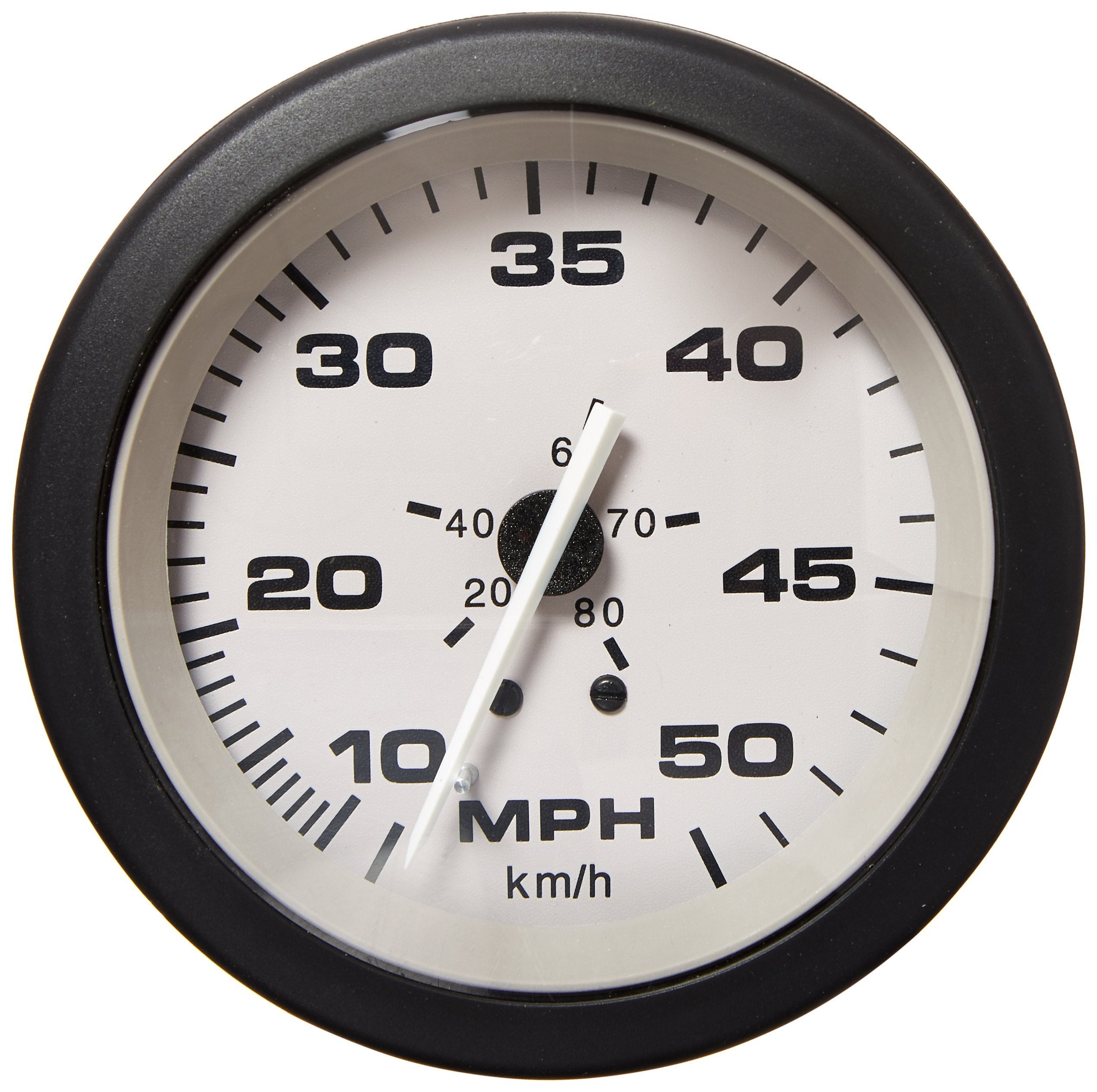 Sierra 61547P Scratch Resistant Driftwood Speedometer Kit, 10 to 50 Mph Dial Range, 3"