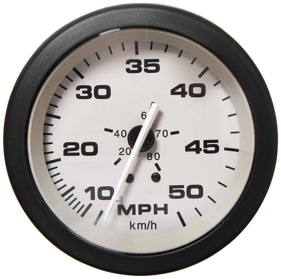 Sierra 61547P Scratch Resistant Driftwood Speedometer Kit, 10 to 50 Mph Dial Range, 3"