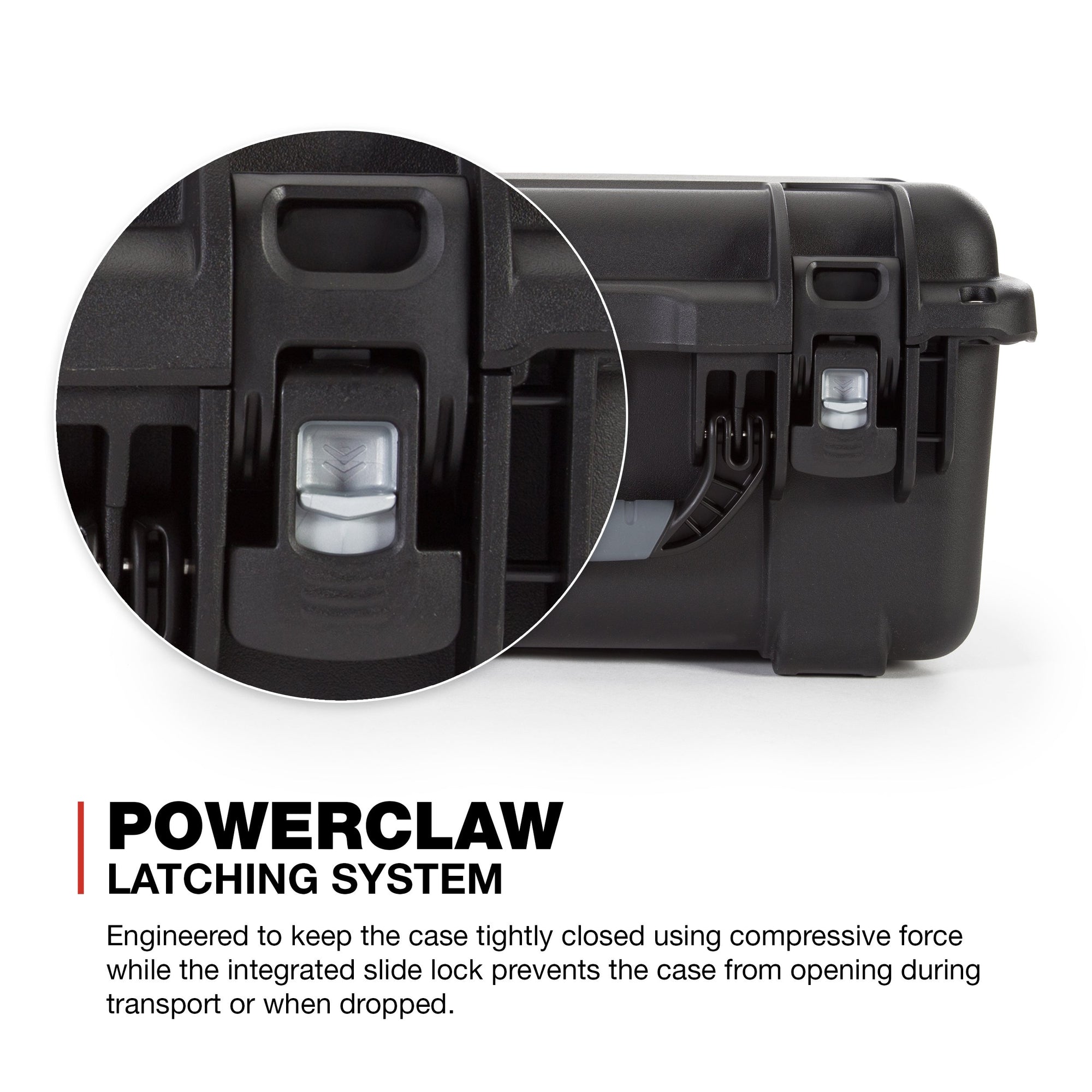 Waterproof Nanuk 918 Hard Case with Lid Organizer and Padded Divider - Black