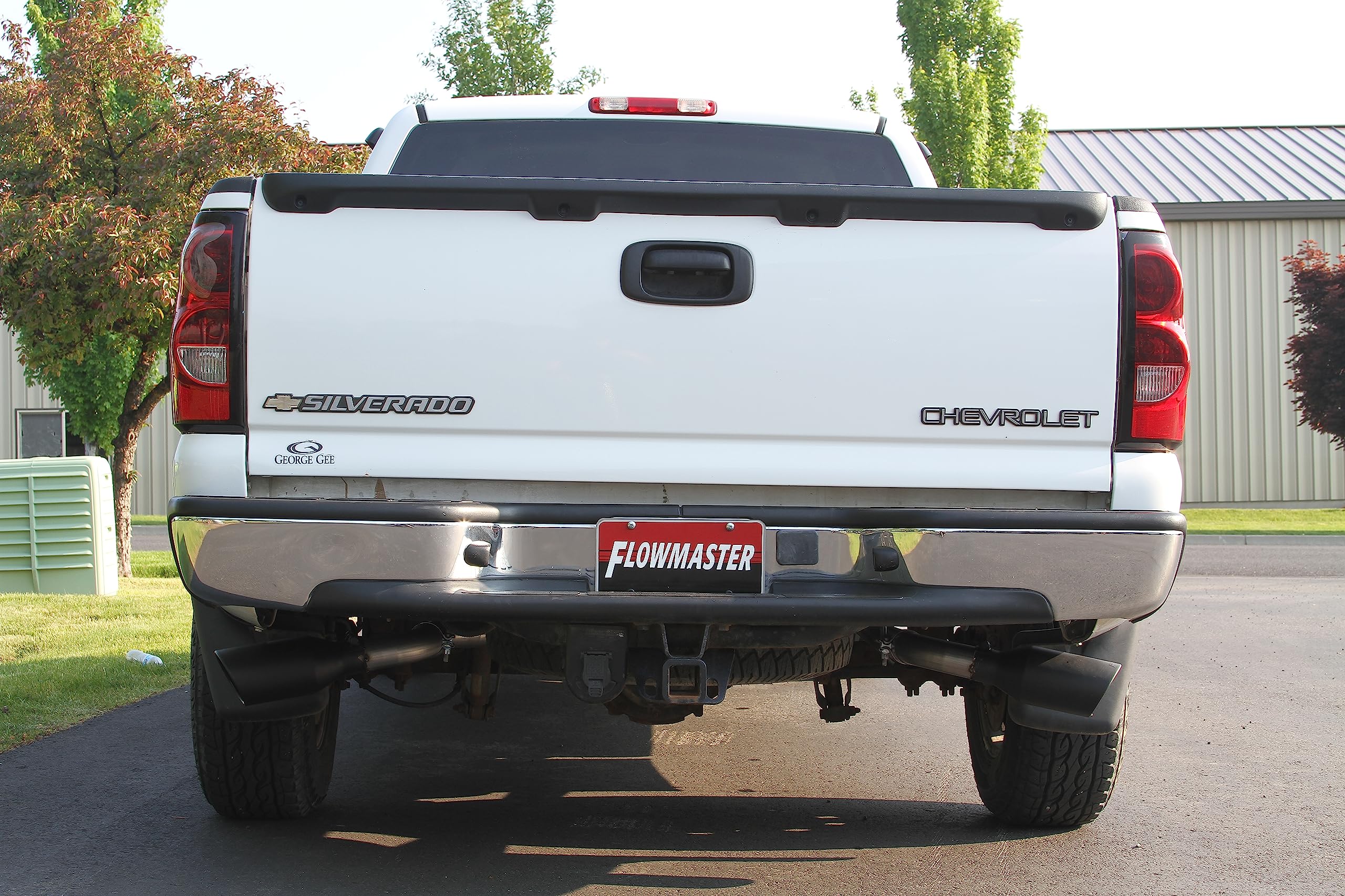 Flowmaster FlowFX Cat-Back Exhaust 3 to 2.5 Inch Stainless 4.5 Inch Black Tips Compatible with 1999-2007 Classic Body Chevy Silverado GMC Sierra 1500 4.3L 4.8L 5.3L 2/4WD 143.5 Inch Wheelbase 717924
