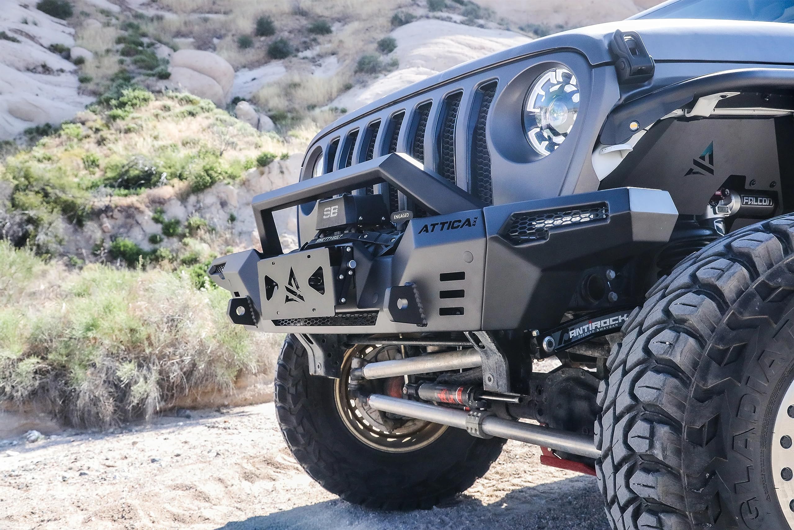 Attica4x4 Cobra Tek - Universal Terra Series License Plate Mount Bracket | Stylish and Durable Off-Road Solution | Textured Black Powder Coat | Adjustable Fit.