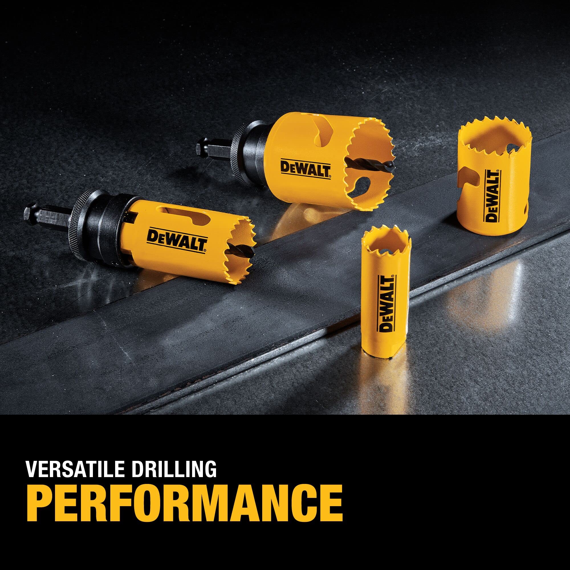 DEWALT Hole Saw Kit Bi-Metal for Wood, Metal and Plastic (D180001)