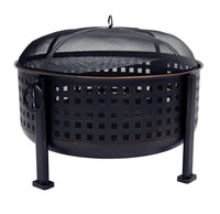 Langston Pleasant Hearth OFW821RC 12" Deep Bowl Fire Pit