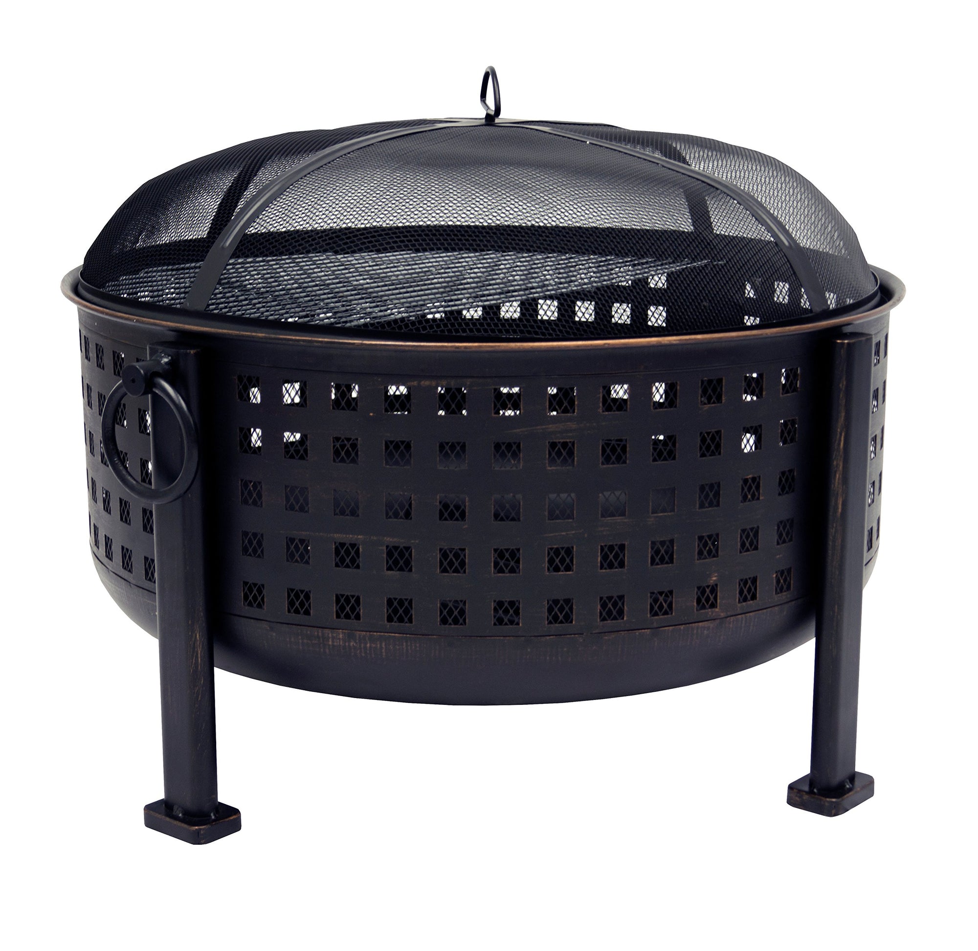 Langston Pleasant Hearth OFW821RC 12" Deep Bowl Fire Pit