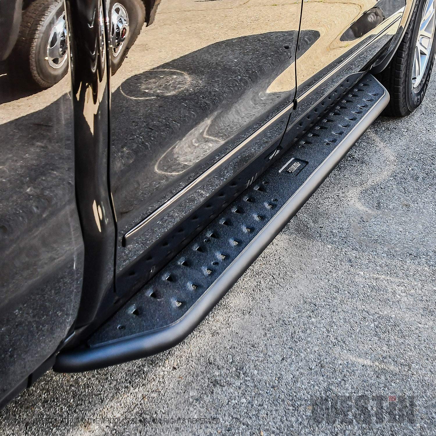 Outlaw Nerf Bars Westin 58-53715 fits 2014-2018 Silverado Sierra 1500 2019 Silverado LD Sierra 1500 Limited 2015-2019 Silverado Sierra 2500 3500 Double Cab Textured Black Pair