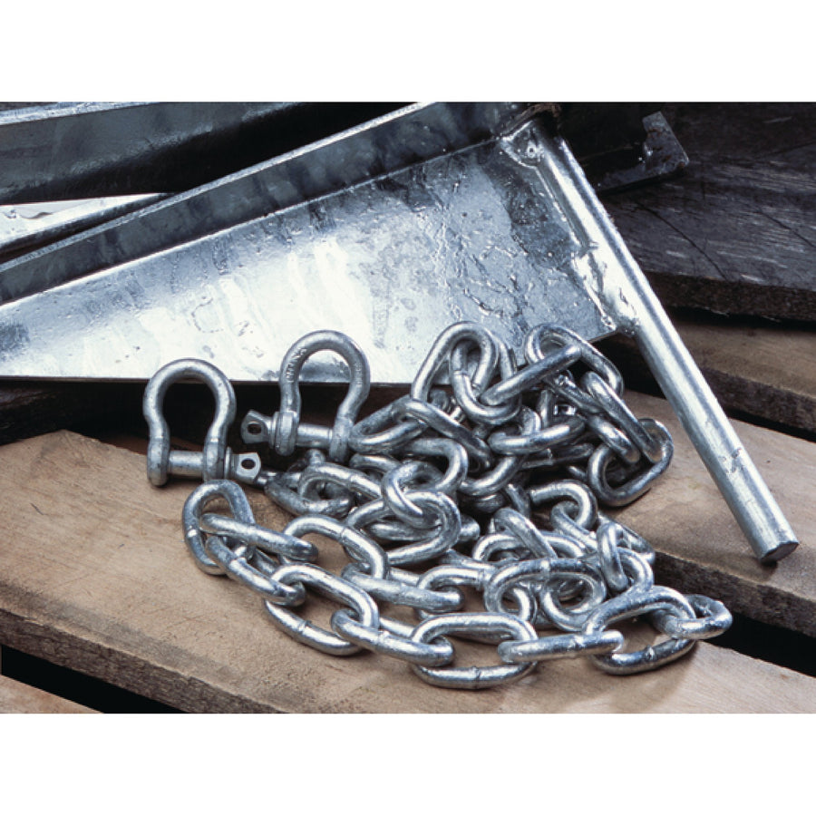 Boat Anchor Chain Tie Down Engineering | 1/4 in. x 5 ft. Chain | Anchor Accessories | Boat Accessories | Working Load 1,250 lbs
