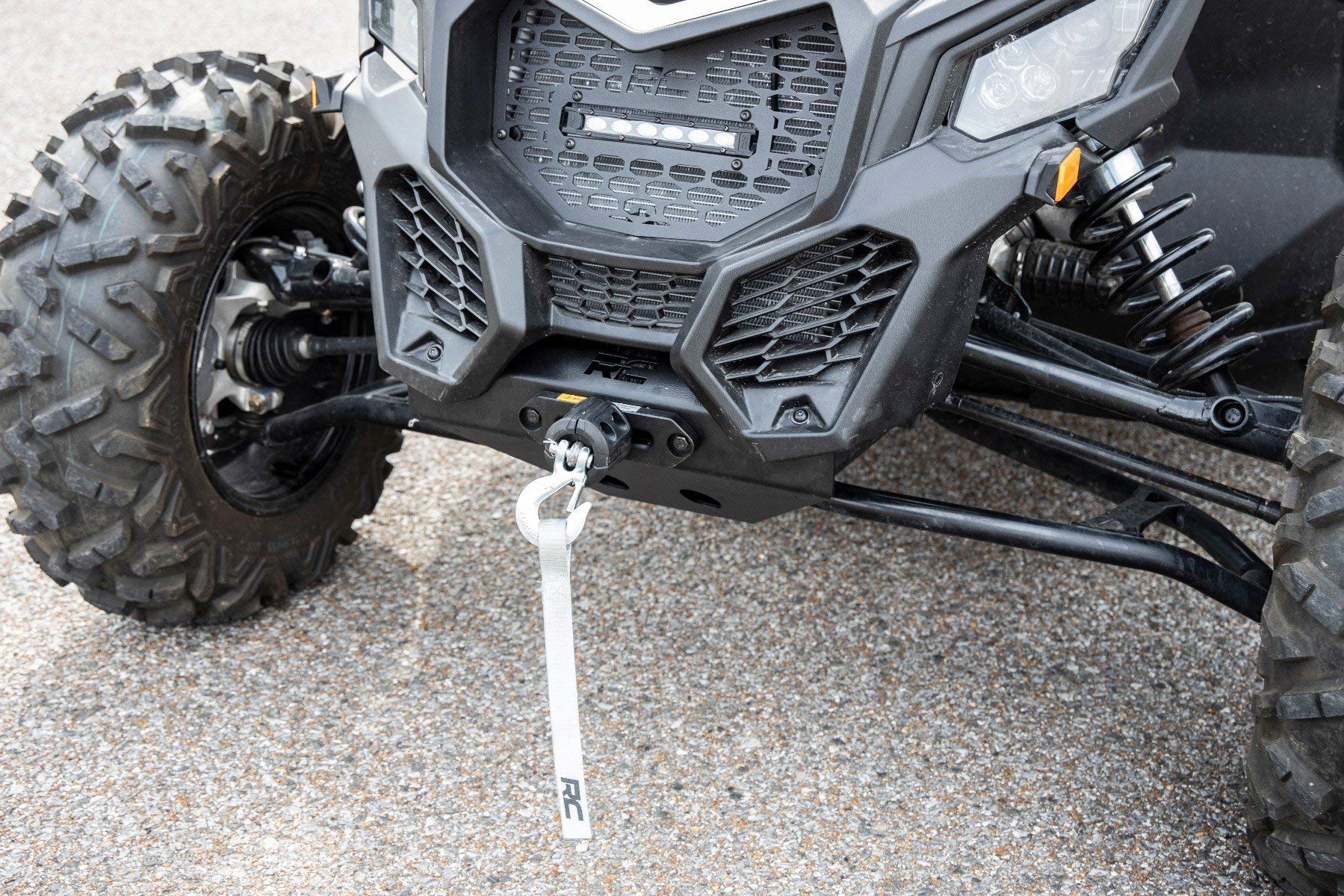 Rough Country Winch Mounting Plate for Maverick Can-Am X3-97028