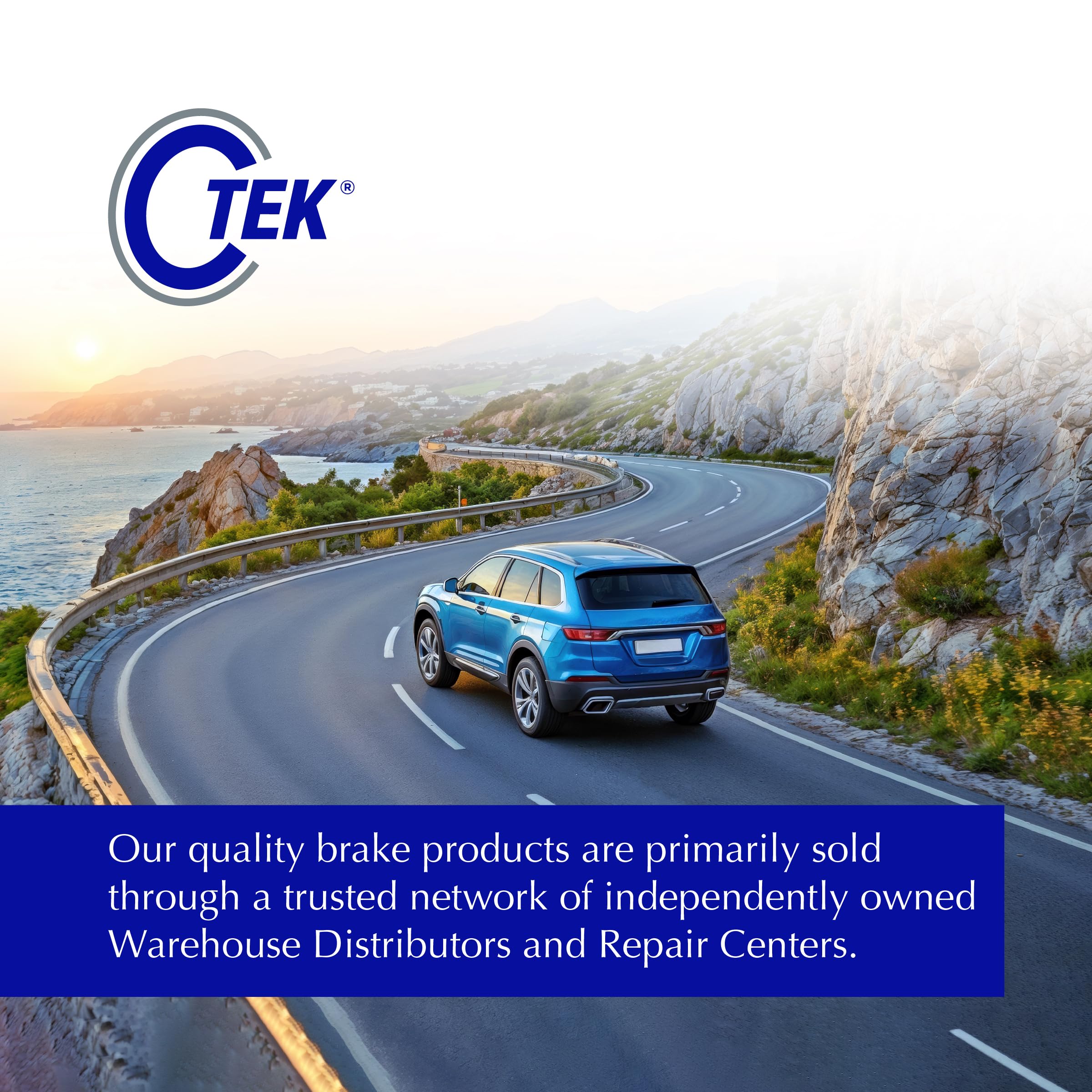 Centric C-Tek Automotive Replacement Front Brake Rotor Fits Select 2004-2009 Toyota Prius 121.44135