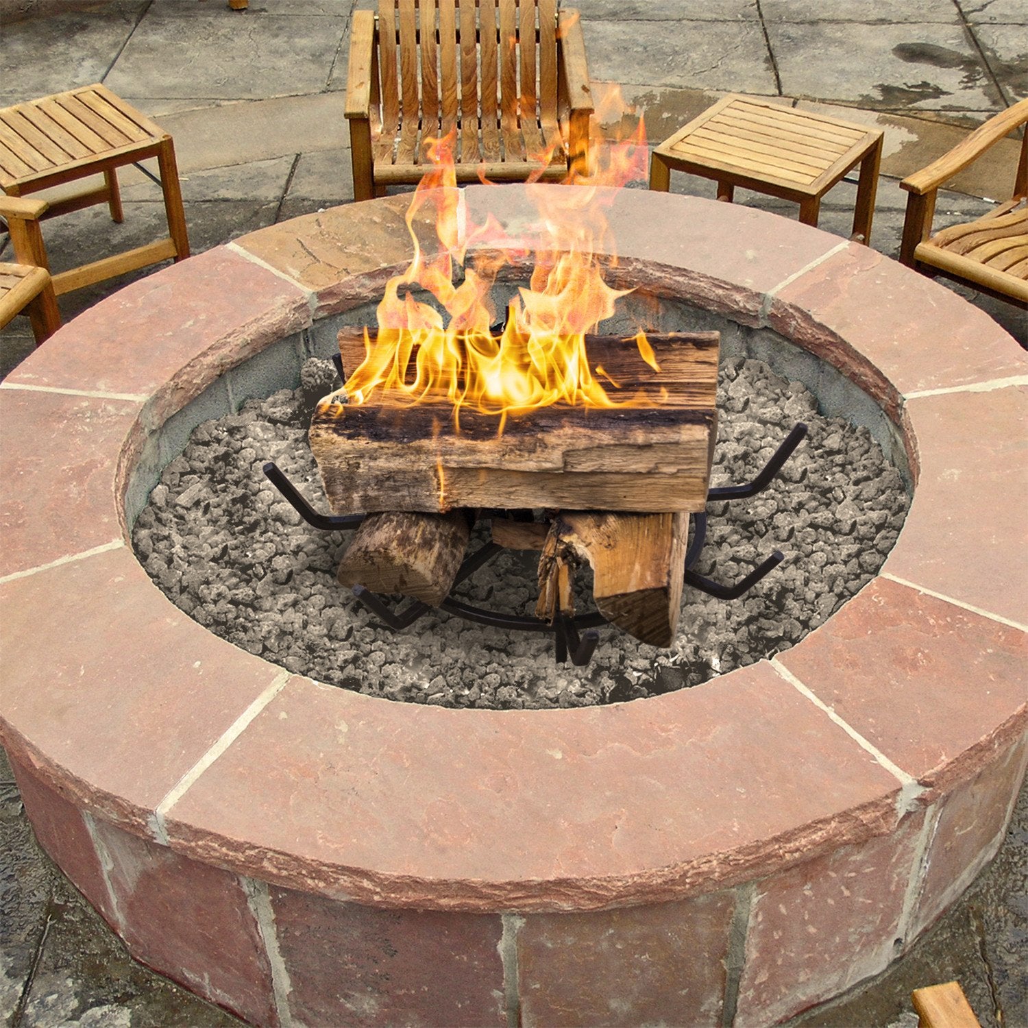 24" Steel Pleasant Hearth OFP24WG 1/2" thick Fire Pit Grate