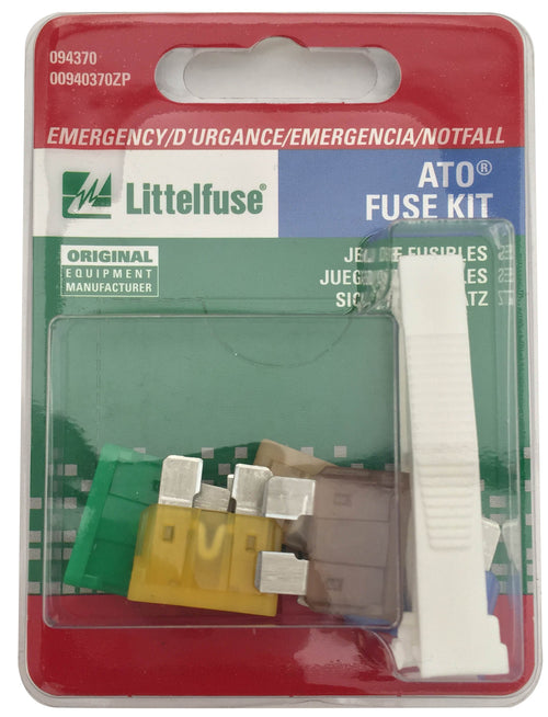 ATO Emergency Fuse Kit Littelfuse 094370 with Puller