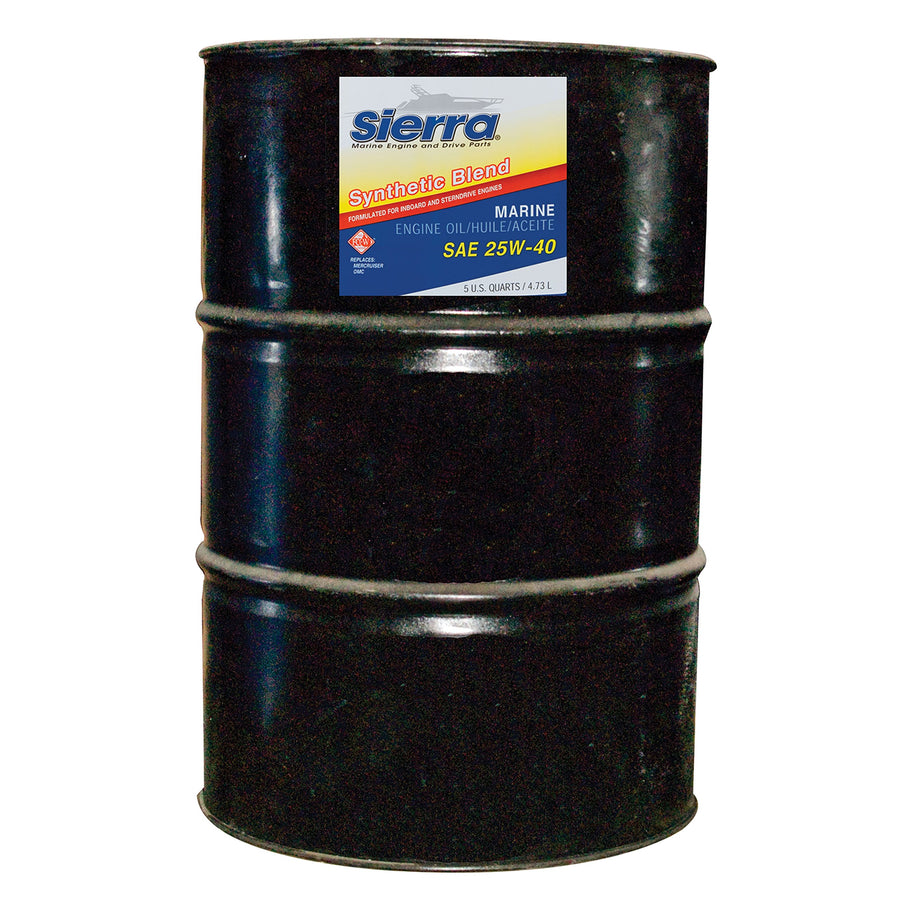 Sierra 18-9440-7 25W-40 Synthetic Blend Engine Oil - 55 Gallon