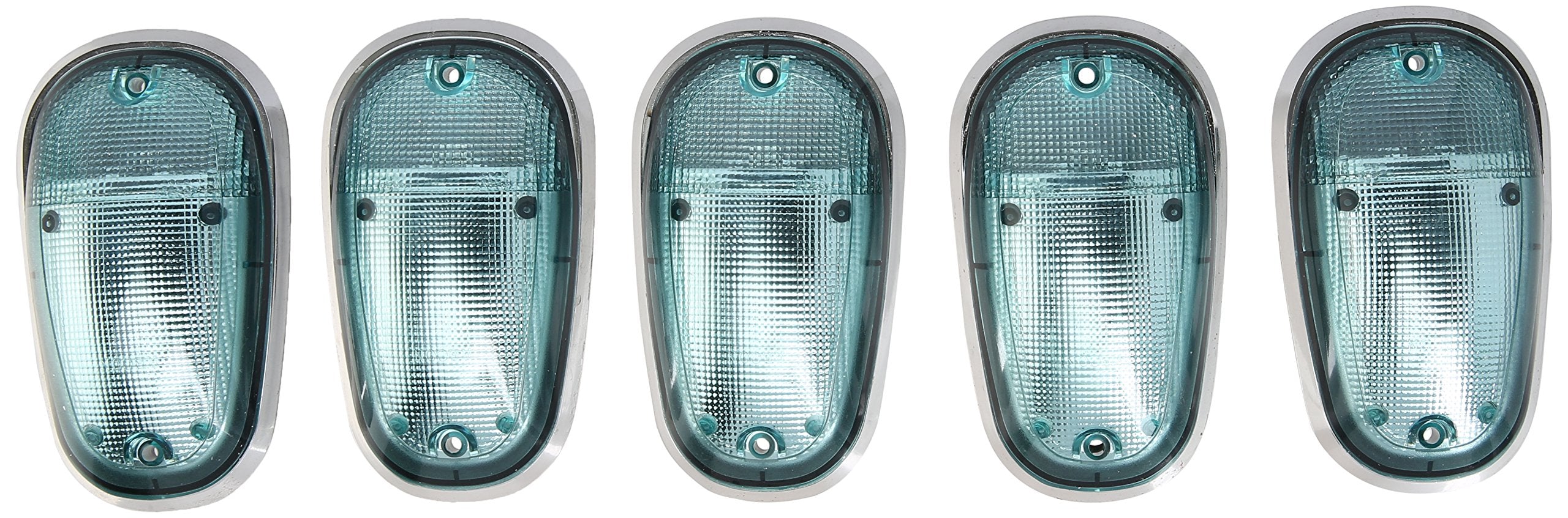 Recon Super White 264146SW Cab Roof Lights 2003-2007 Dodge Heavy-Duty 2500 & 3500 (5-Piece Set)