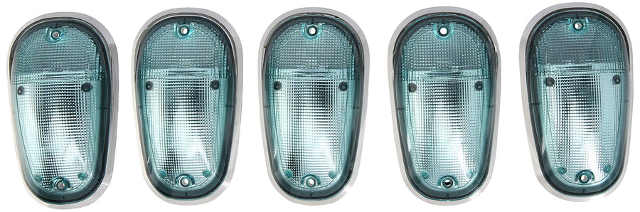 Recon Super White 264146SW Cab Roof Lights 2003-2007 Dodge Heavy-Duty 2500 & 3500 (5-Piece Set)