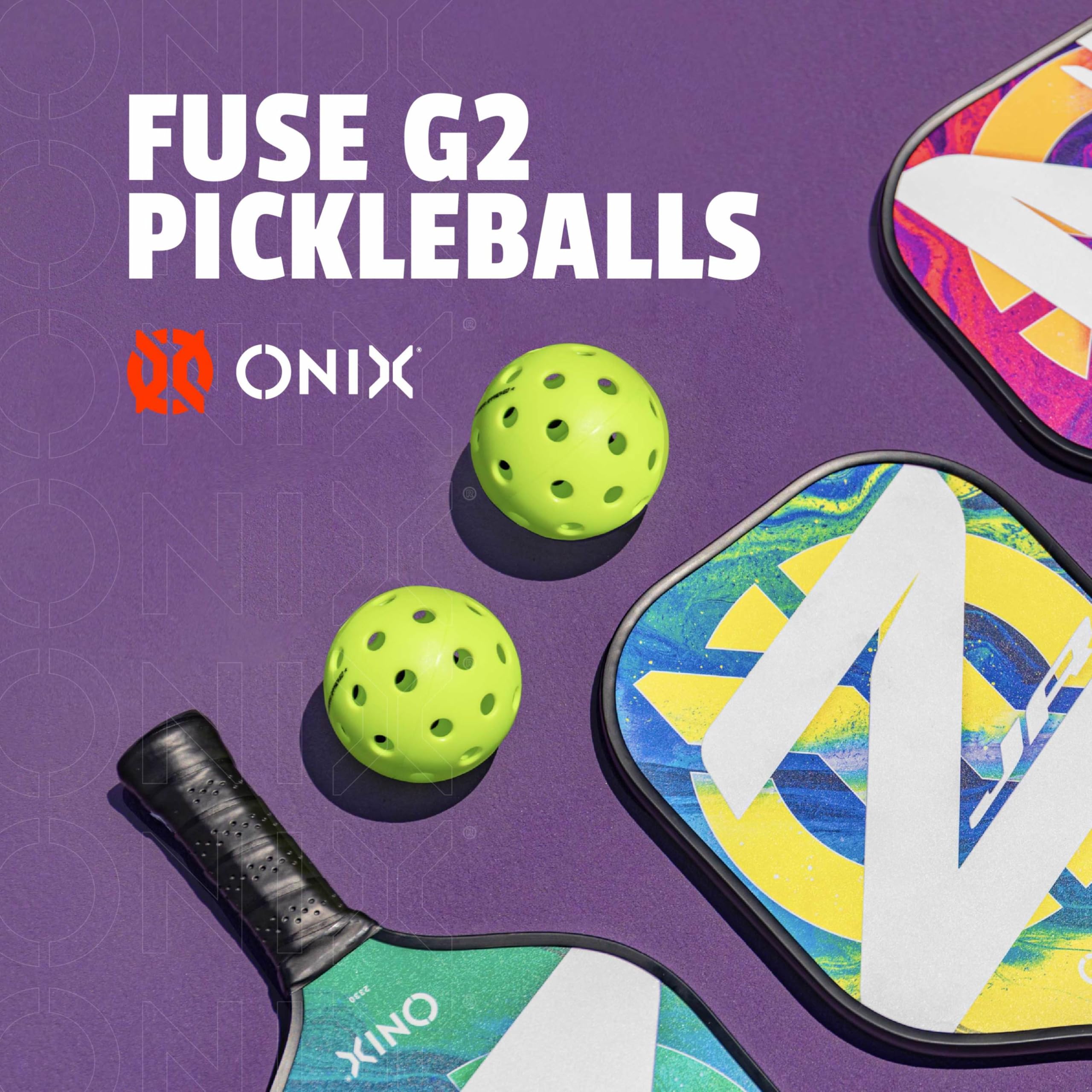Fuse G2 Onix Outdoor Pickleball Balls