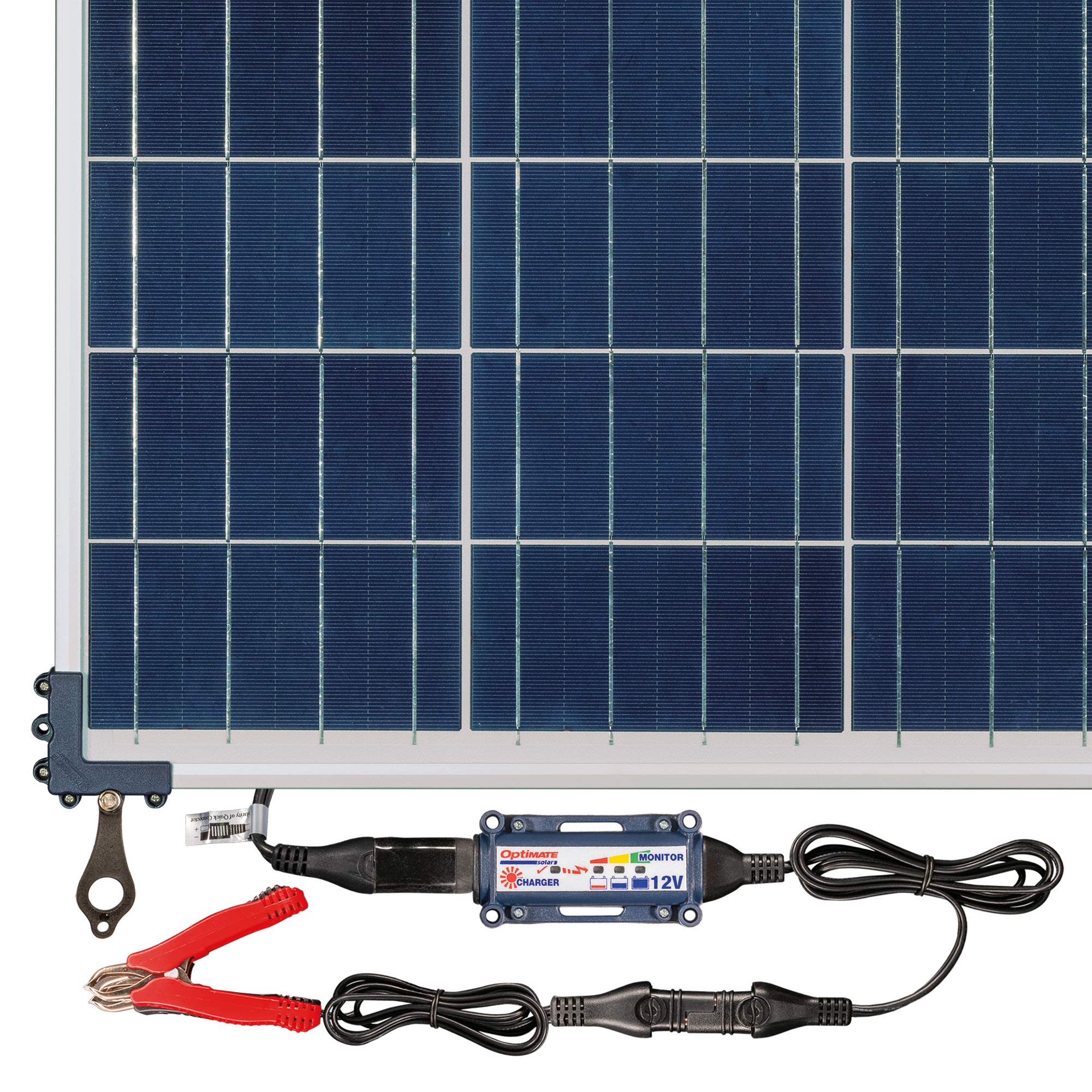 Solar Optimate 80W Travel kit, TM523-8TK, 6-Step 12V 6.7A Weatherproof Charger & Battery Saving maintainer