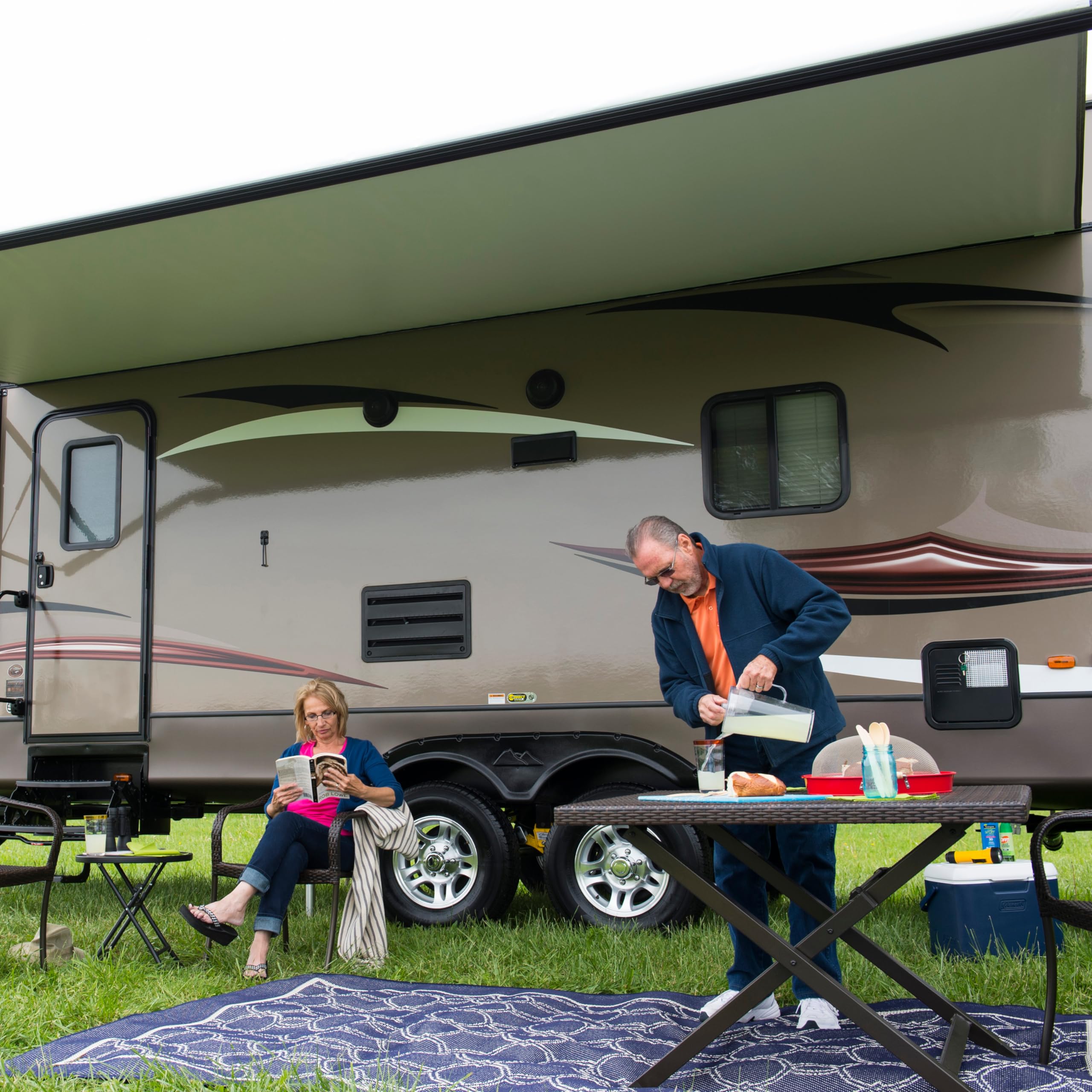 Lippert RV Entry Screen Door/Cargo Door Standard Replacement Rubber Bumper with Durable Plastic, Easy Installation - 201478