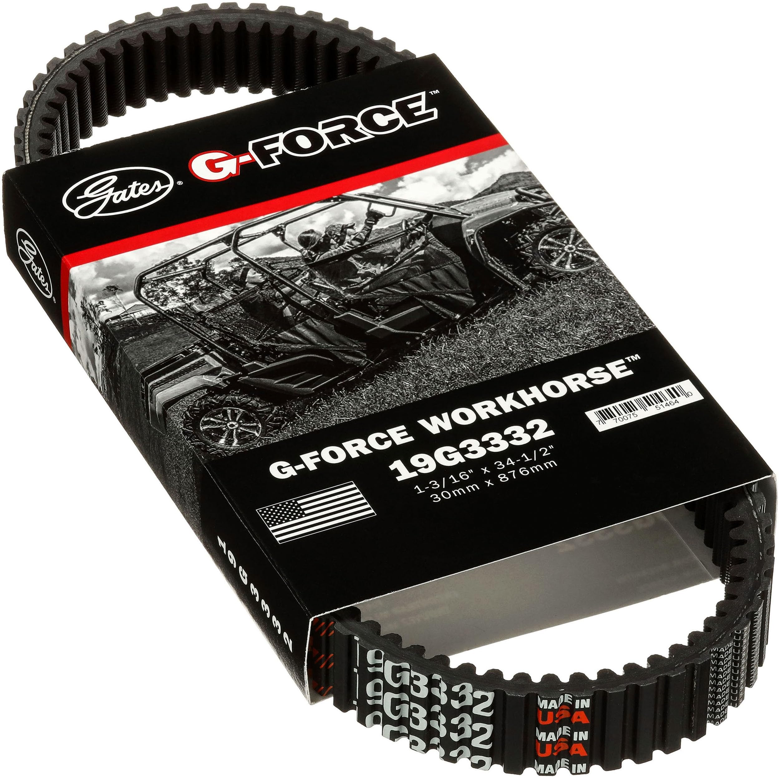 G-Force Gates Continuously Variable Transmission (CVT) Belt 19G3332