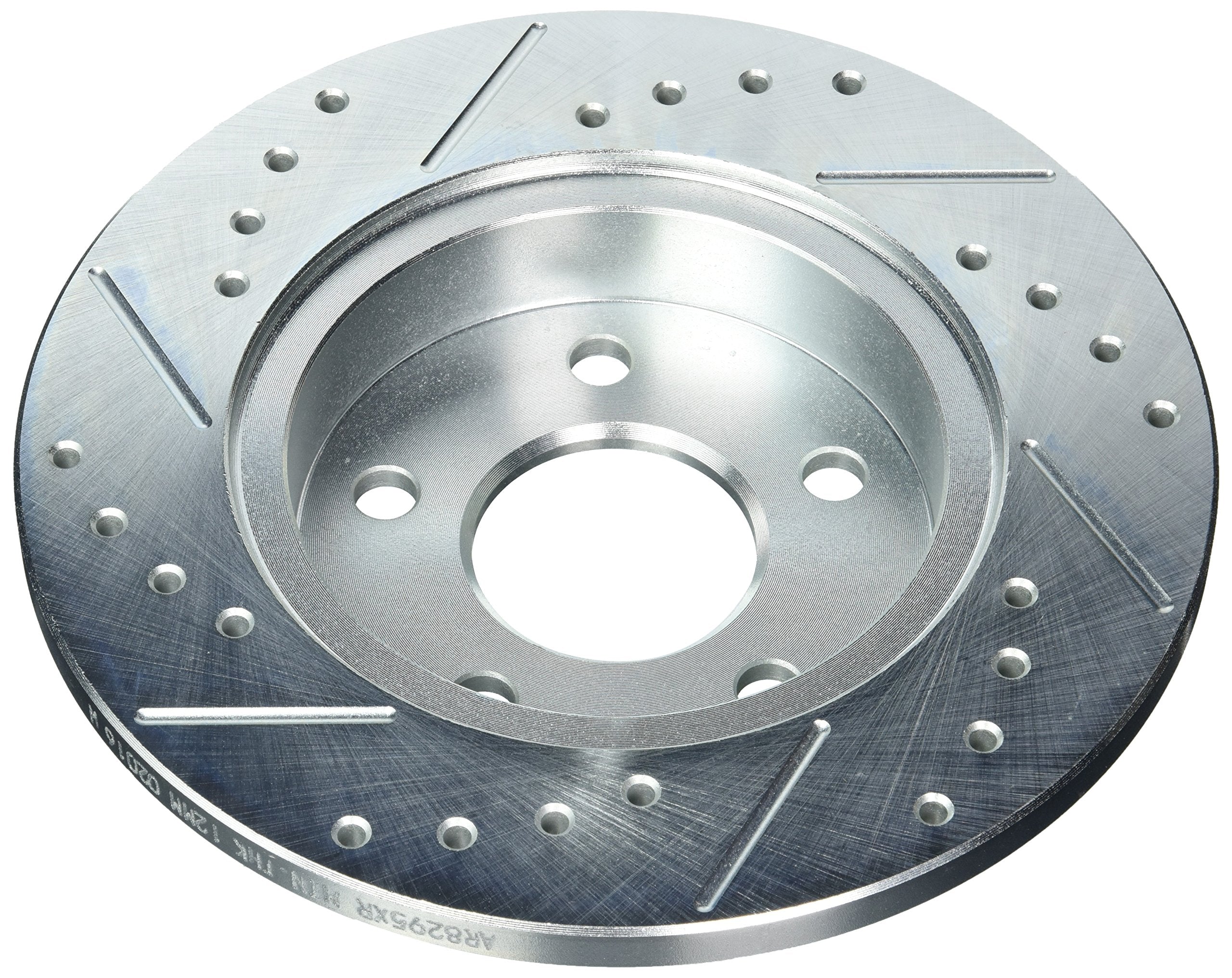Power Stop Rear Drilled & Slotted Rotor Pair For Chevy Cobalt, Chevy HHR, Chevy Malibu, Pontiac G5, Pontiac G6, Pontiac Pursuit, Saturn Aura, Saturn Ion [Model Specific] AR8295XPR