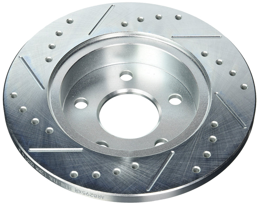 Power Stop Rear Drilled & Slotted Rotor Pair For Chevy Cobalt, Chevy HHR, Chevy Malibu, Pontiac G5, Pontiac G6, Pontiac Pursuit, Saturn Aura, Saturn Ion [Model Specific] AR8295XPR
