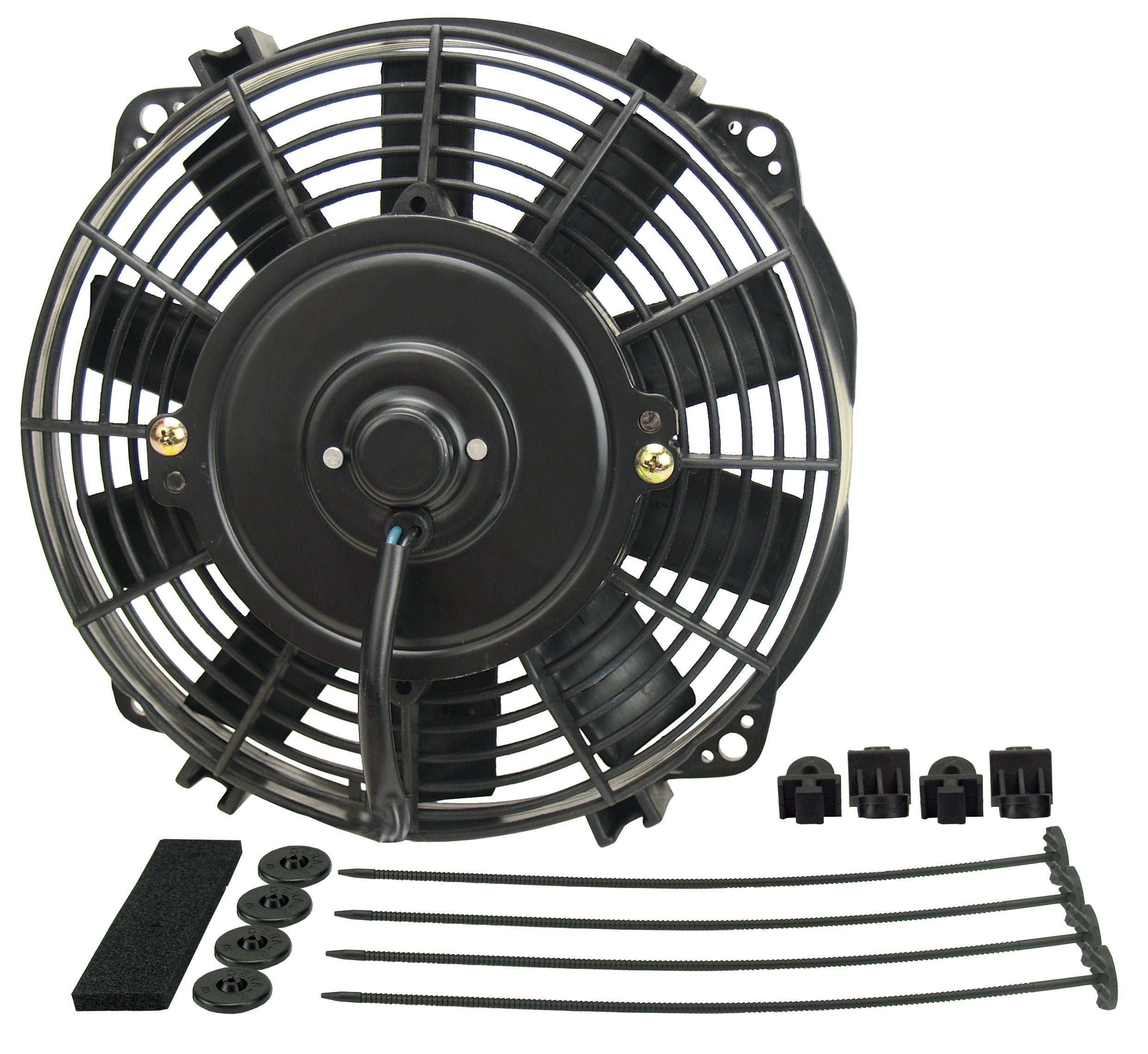 Derale 9" Dyno-Cool High Performance Electric Fan 16909, Black