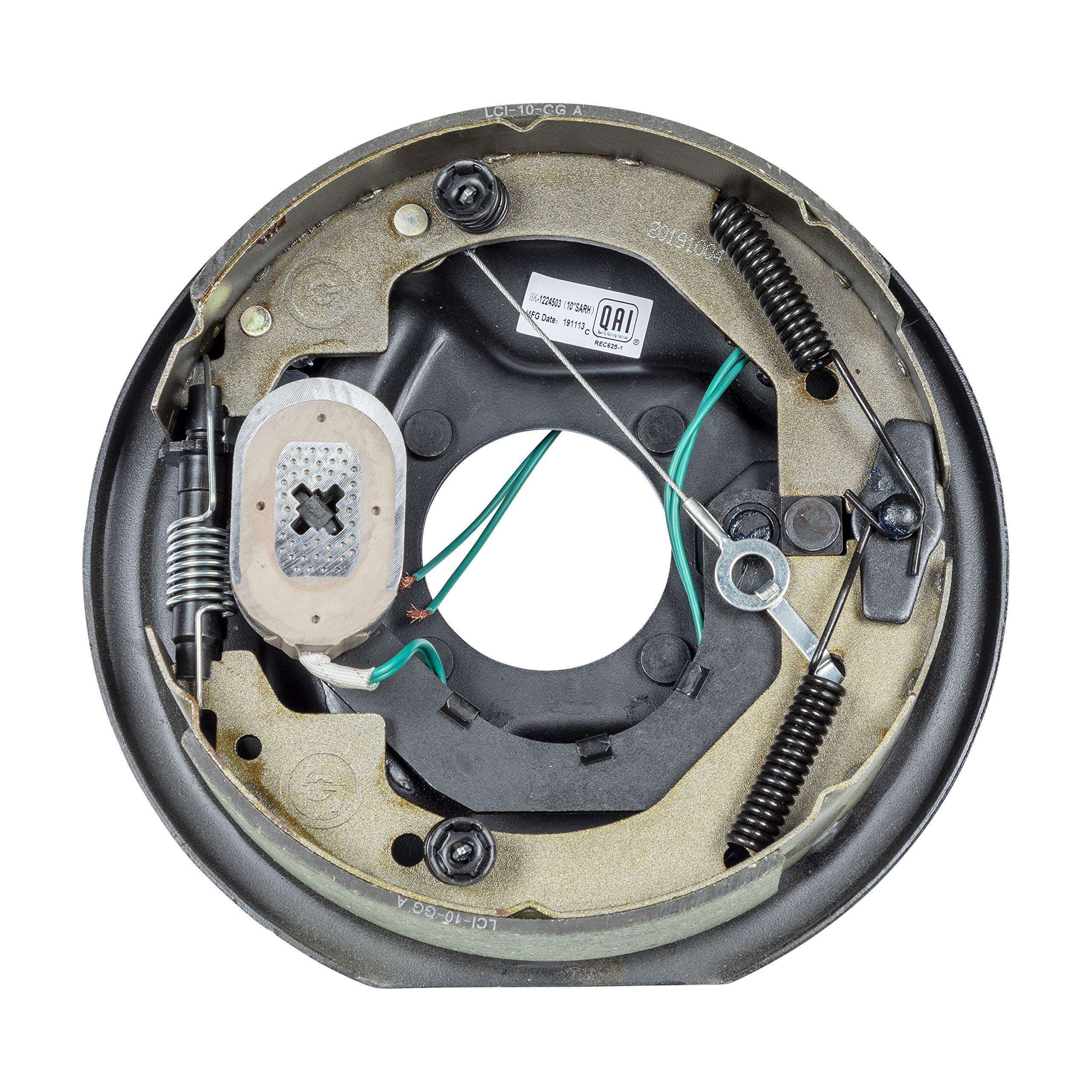 Lippert Replacement Forward Self-Adjusting Brake Assembly for RVs, Right Side, 10" x 2.5", 3,500 lbs. Capacity, for 13", 14", 14.5", 15" Wheels - 296650