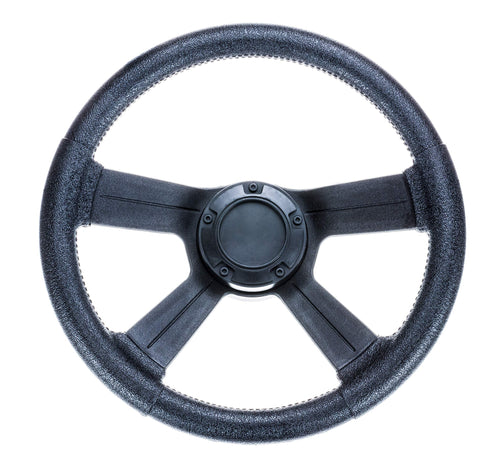 Weatherproof attwood 8315-4 13-Inch Marine Boat Soft-Grip Steering Wheel with Cap
