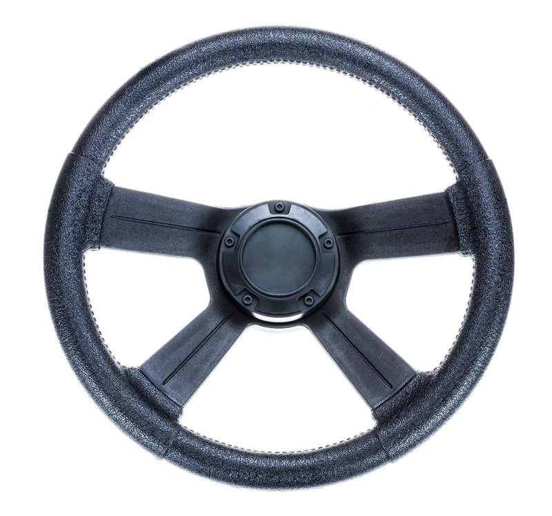 Weatherproof attwood 8315-4 13-Inch Marine Boat Soft-Grip Steering Wheel with Cap