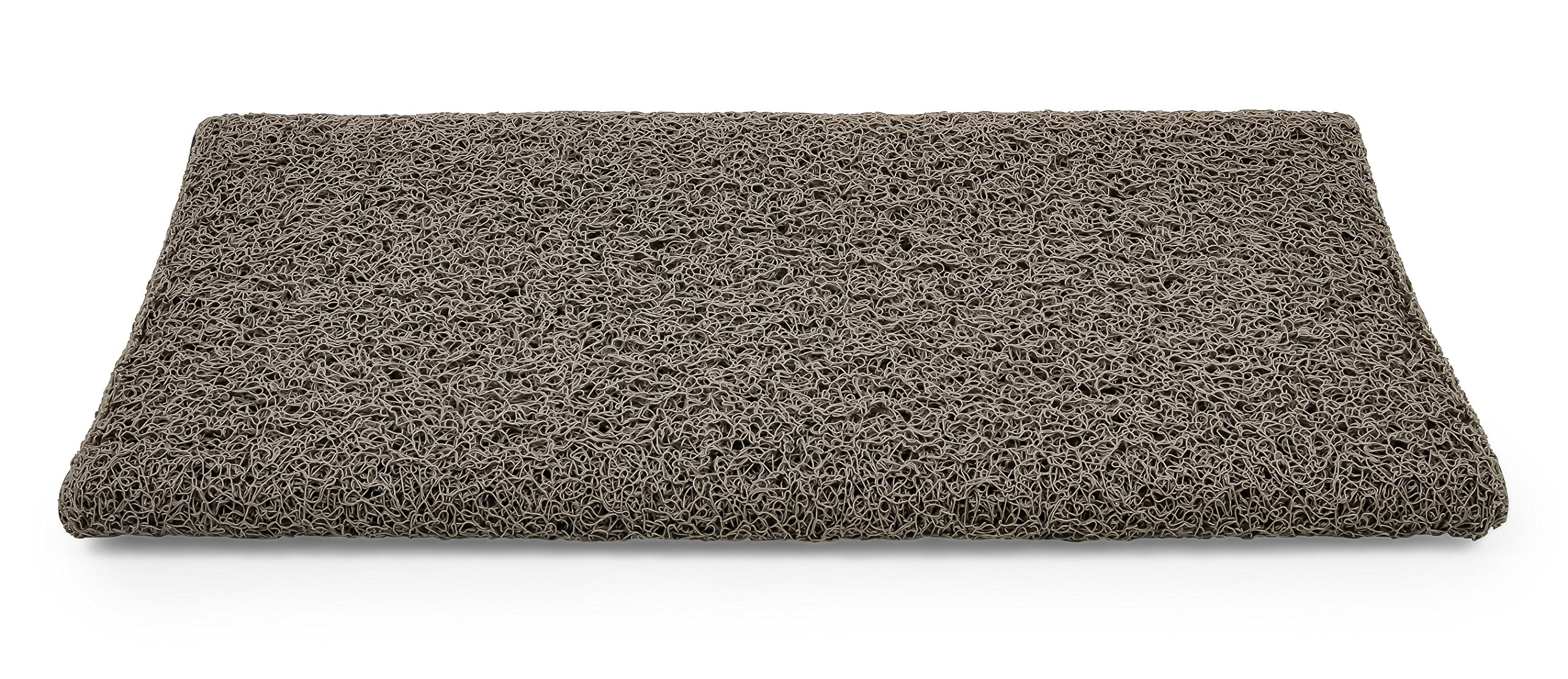 Gray Camco Premium Wrap Around RV Step Rug (PVC Material (17.5" x 18"))