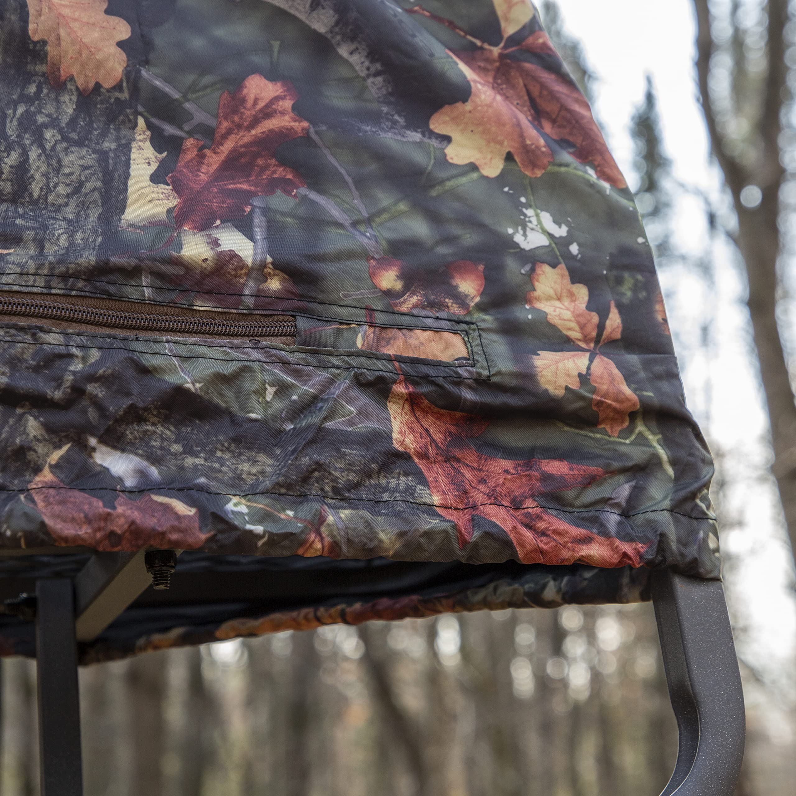 2-Man Rivers Edge RE753 Standard Curtain, Fits 2-Man Ladder Stands, Zippered Door