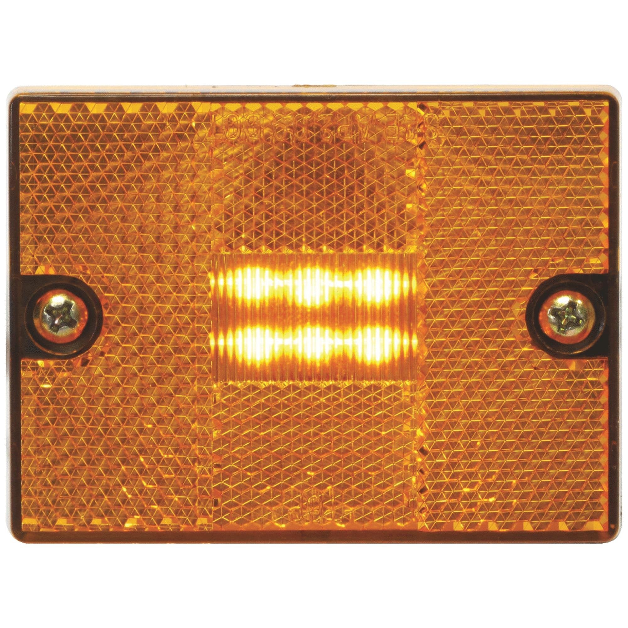 Peterson Manufacturing 2.83"x2.07" V214A LED Multi-Function Light (LED M/C P2, Rectangle withReflex), 1 Pack