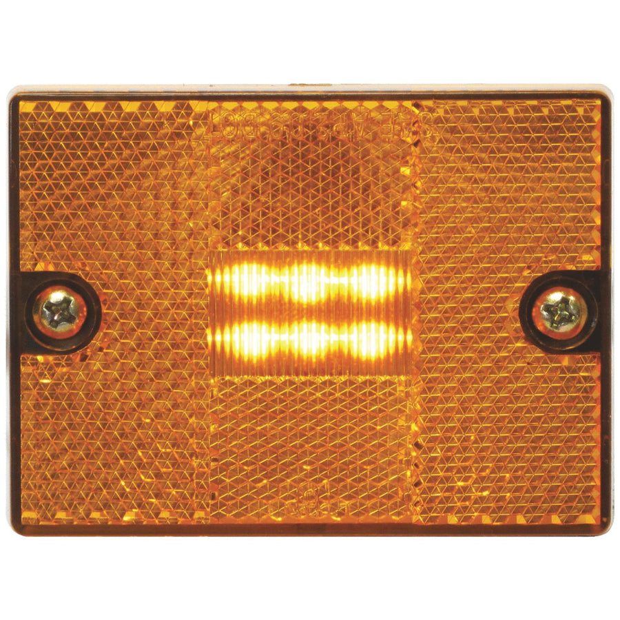 Peterson Manufacturing 2.83"x2.07" V214A LED Multi-Function Light (LED M/C P2, Rectangle withReflex), 1 Pack