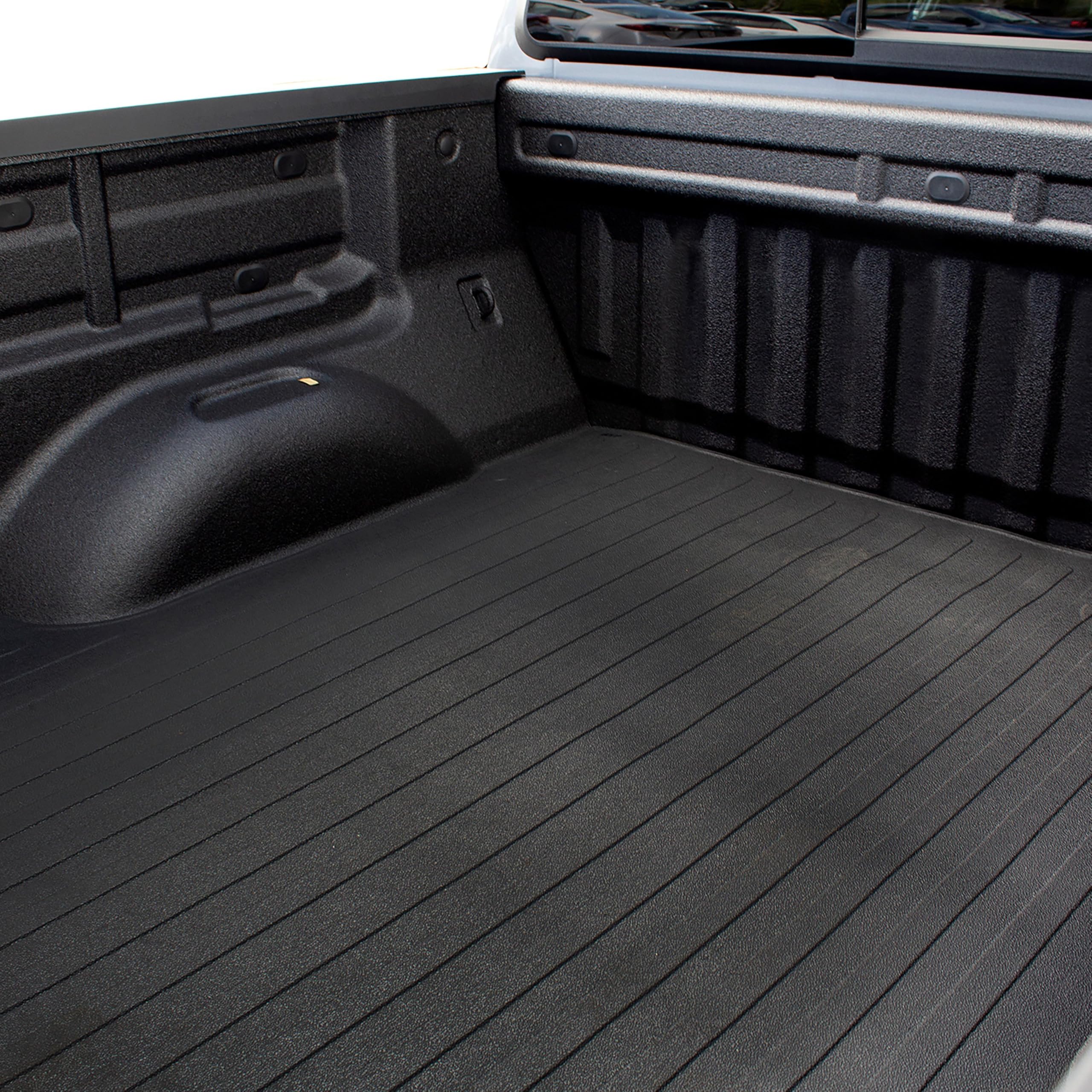 Trailfx 3/8" Thick High Strength Rubber Bed Mat Direct-Fit for 2007-2019 Chevrolet/GMC Silverado/Sierra 8' Bed