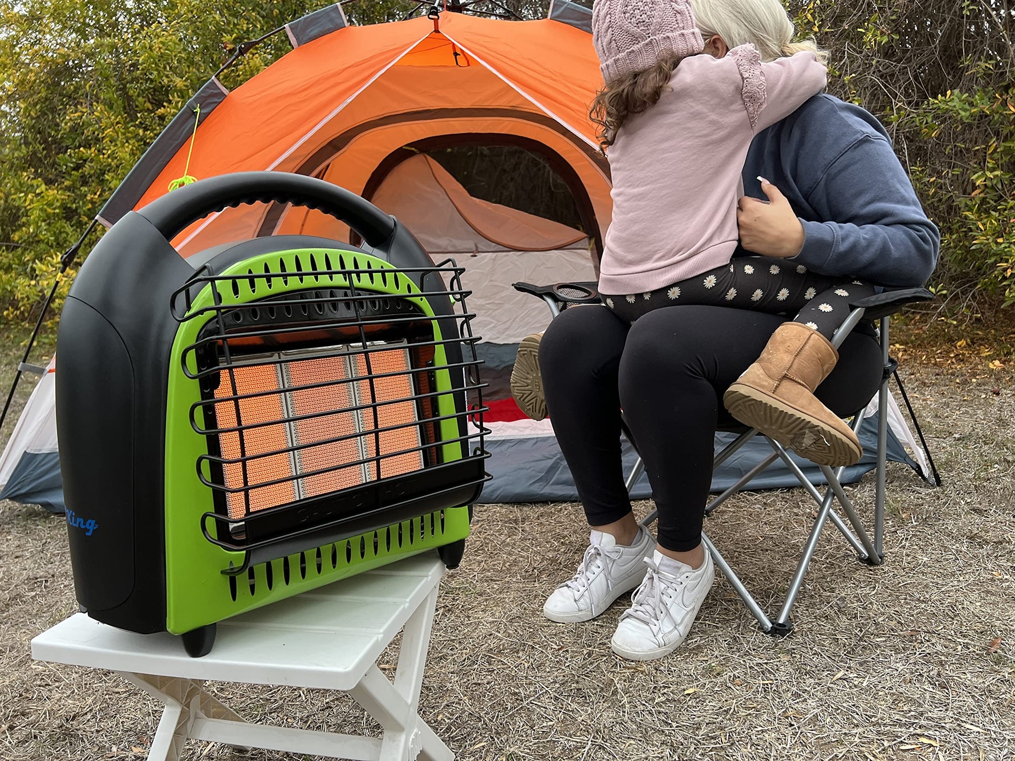Flame King 20,000 BTU YSN-CHS20 Propane Space Radiant Portable Heater Indoor* & Outdoor Great for Camping, Garage, Ice Fishing, Patio