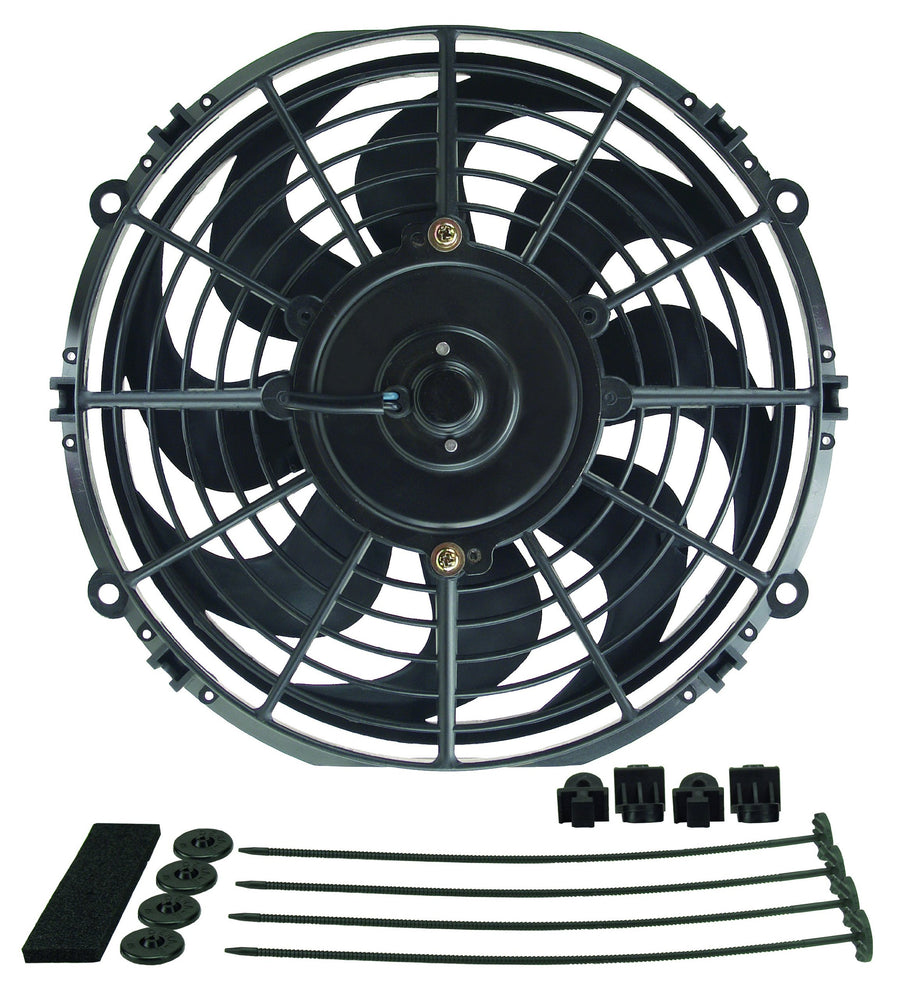 10 Derale Dyno-Cool Curved Blade Electric Fan 18910