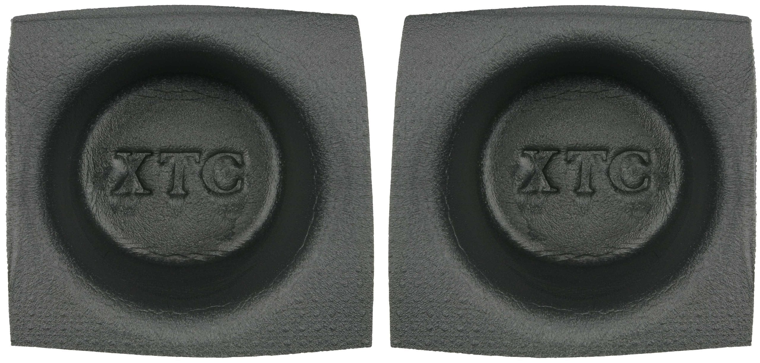 6 1/2 Inch Install Bay Speaker Baffle Round Small Frame Pair -VXT65