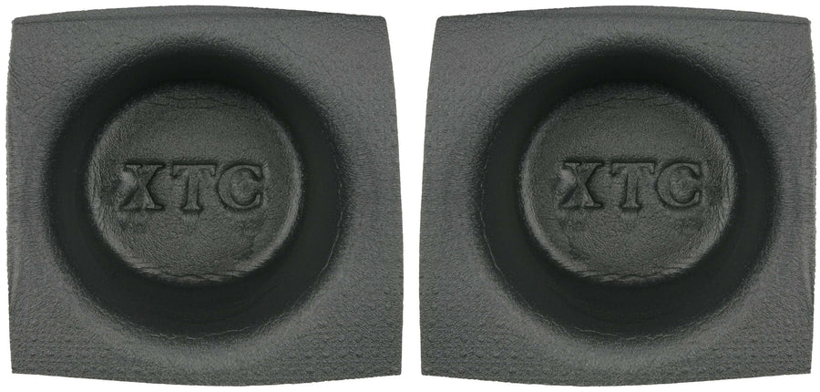 6 1/2 Inch Install Bay Speaker Baffle Round Small Frame Pair -VXT65