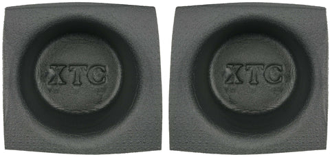 6 1/2 Inch Install Bay Speaker Baffle Round Small Frame Pair -VXT65