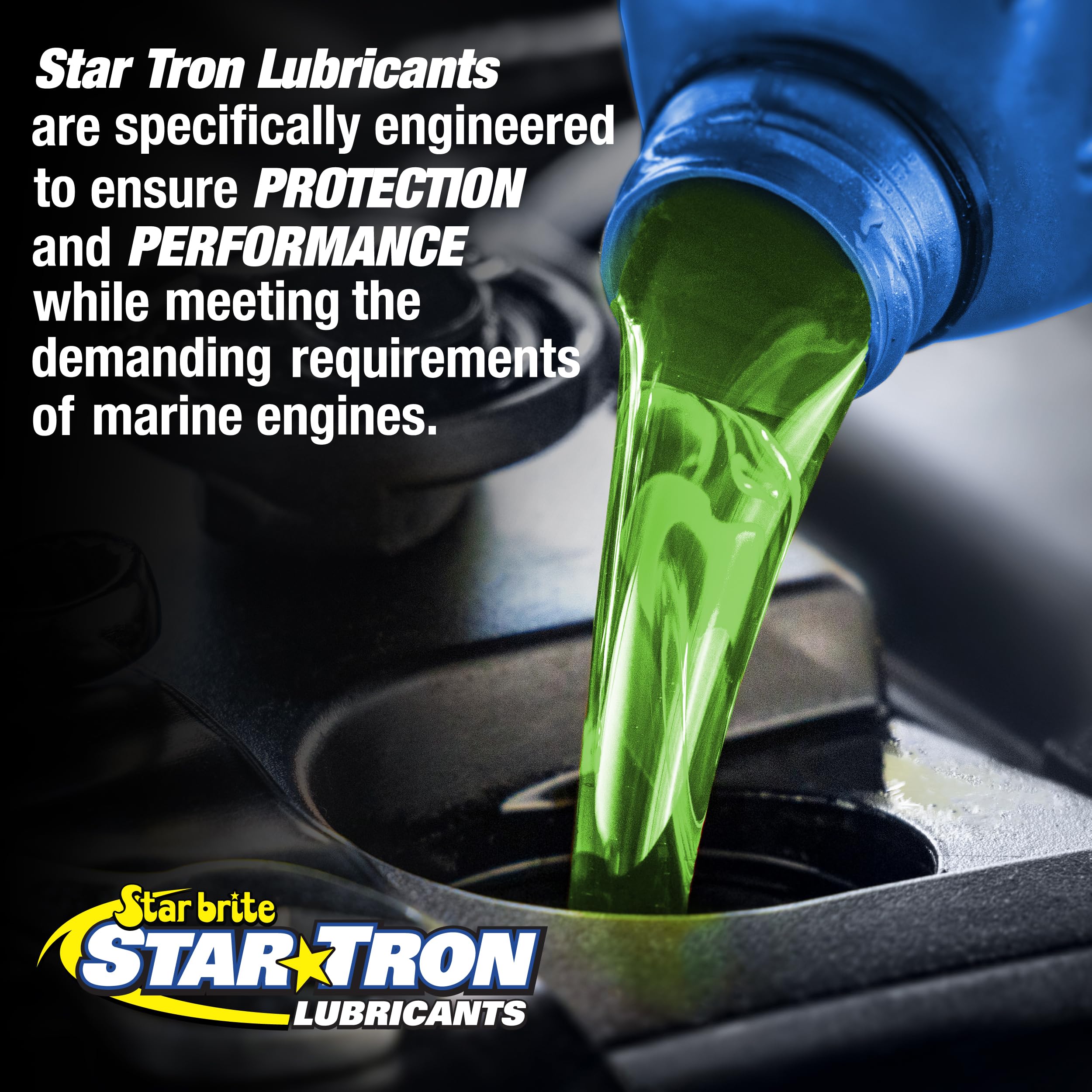 STAR BRITE Synthetic Blend Star Tron Lower 80W-90 Unit Gear Lube - Marine Grade, High Viscosity Gear Oil for Outboard Motors, 32 Ounce Quart (027232)