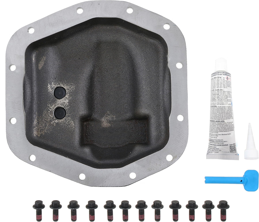 Spicer Nodular Iron 10053466 Front Dana 44 and AdvanTEK Differential Cover Compatible with Select Wrangler JL - Blue