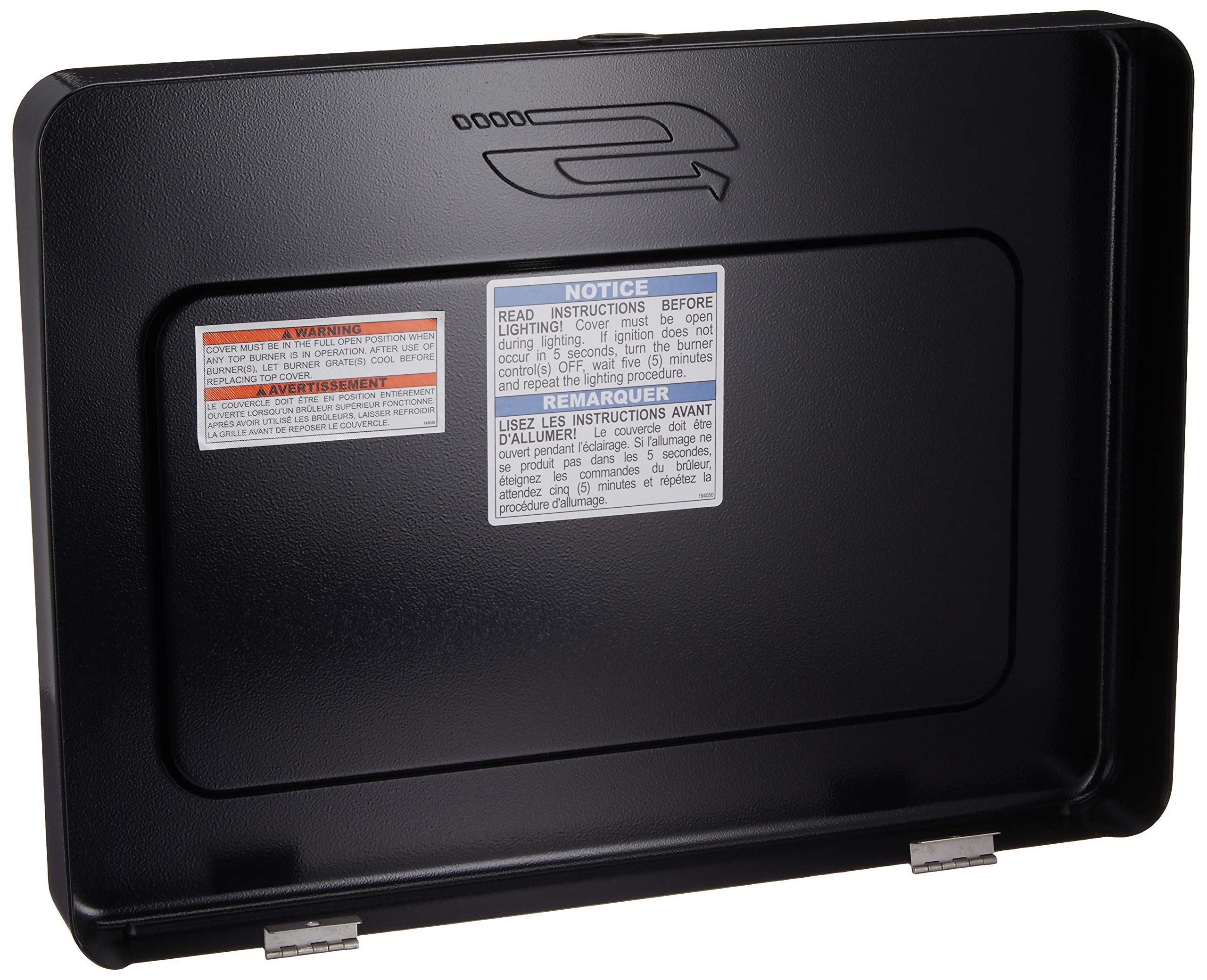 3066ABK Suburban Cooktop Cover 2 Burner Black