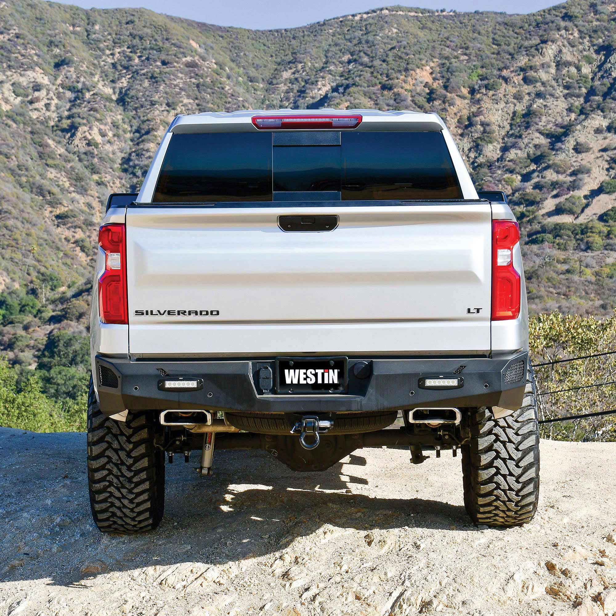 Westin Pro-Series 58-421215 Rear Bumper fits 2019-2026 Silverado Sierra 1500 (Exc 2019 LD Limited) 2020-2026 Silverado Sierra 2500 3500