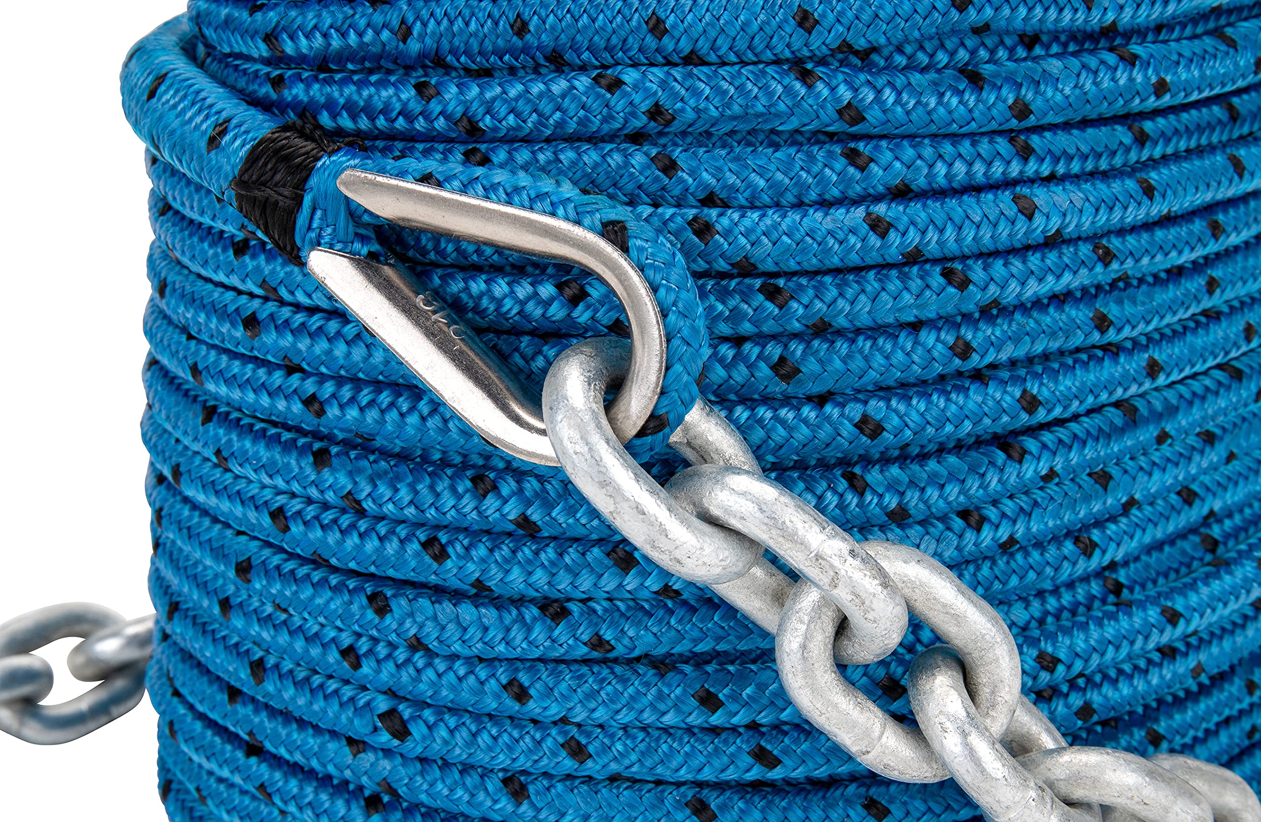 300/20 Anchor Rode Trac Outdoors - 300 ft Rope with 20 ft Chain - Designed for Use with Trac Brand Electric Winches - Features a 2,900 lb. Break Strength (69084)
