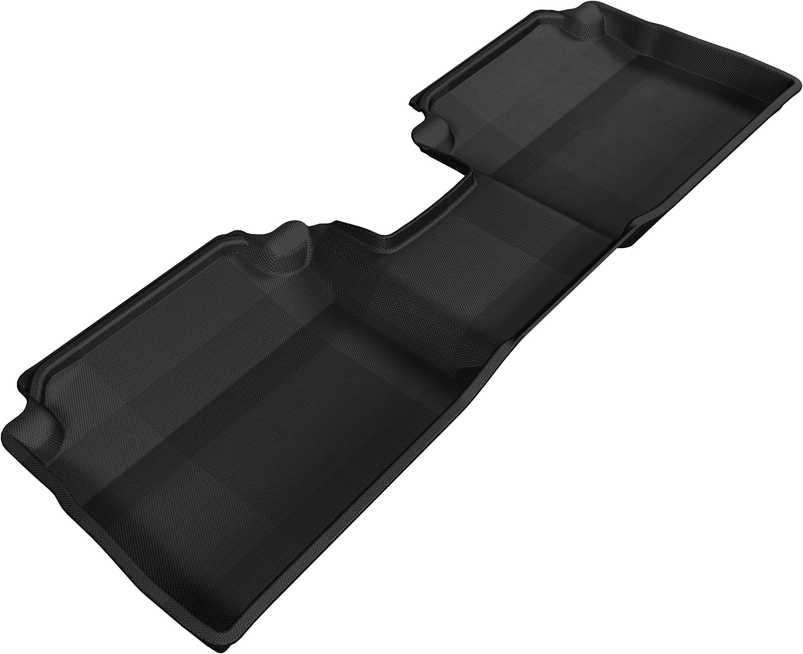 L1HY01821509 3D MAXpider Second Row Custom Fit All-Weather Floor Mat for Select Hyundai Elantra GT Models - Kagu Rubber (Black)