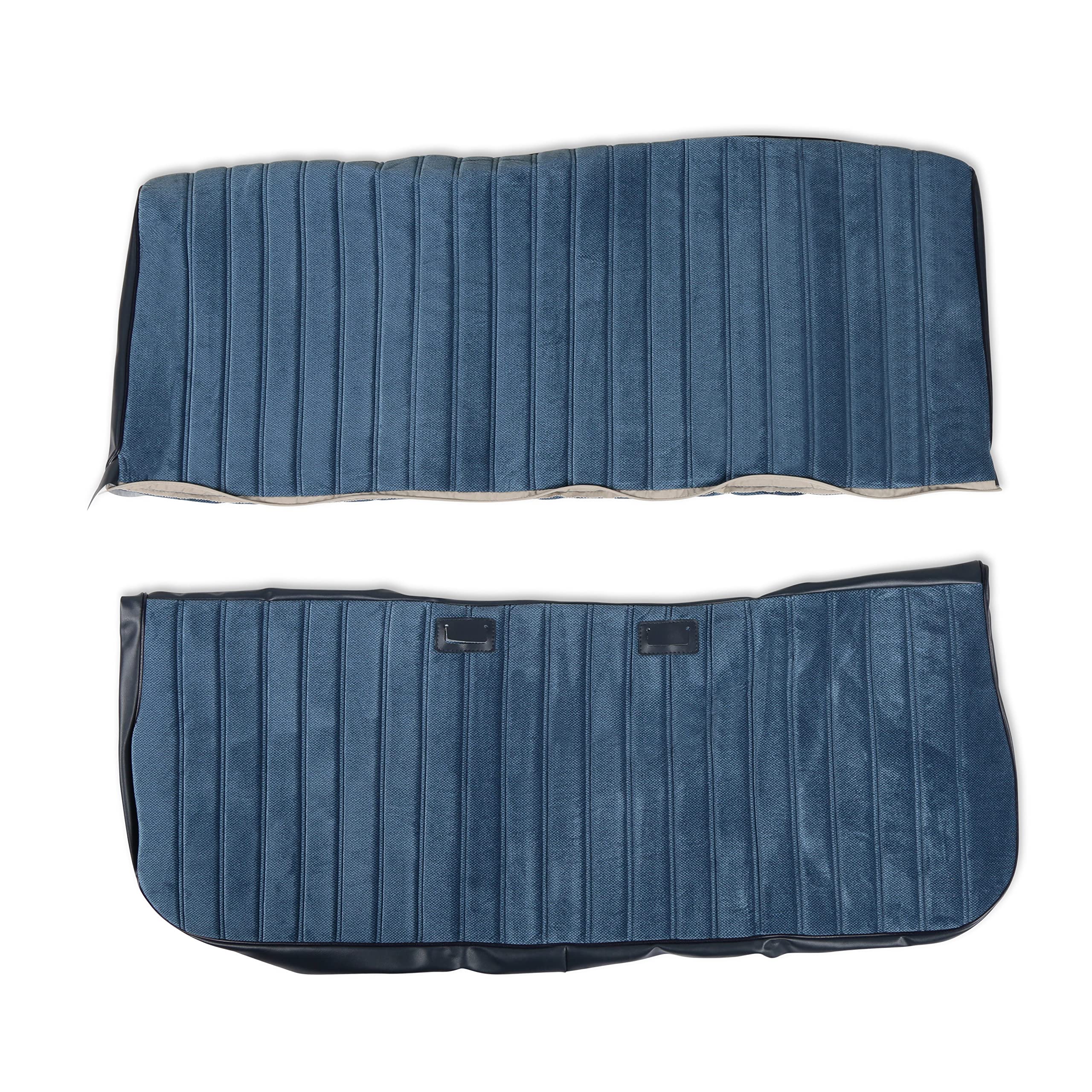 05-297 Brothers Trucks Seat Upholstery Full Pleat Cloth/Vinyl - Navy