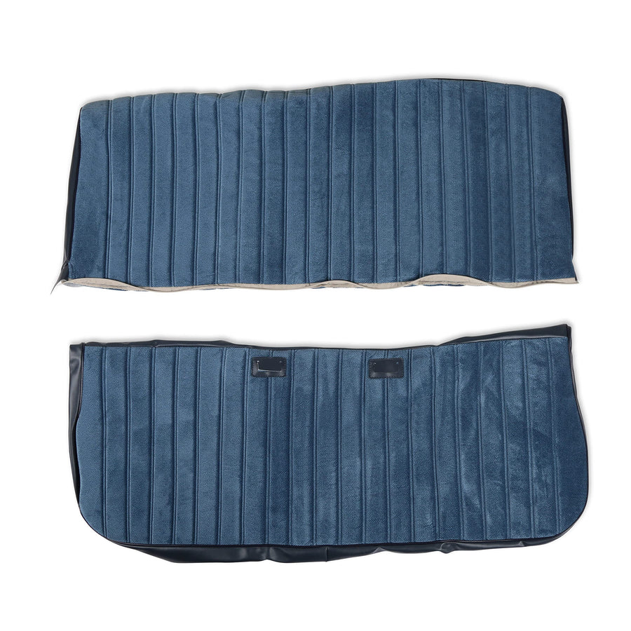 05-297 Brothers Trucks Seat Upholstery Full Pleat Cloth/Vinyl - Navy